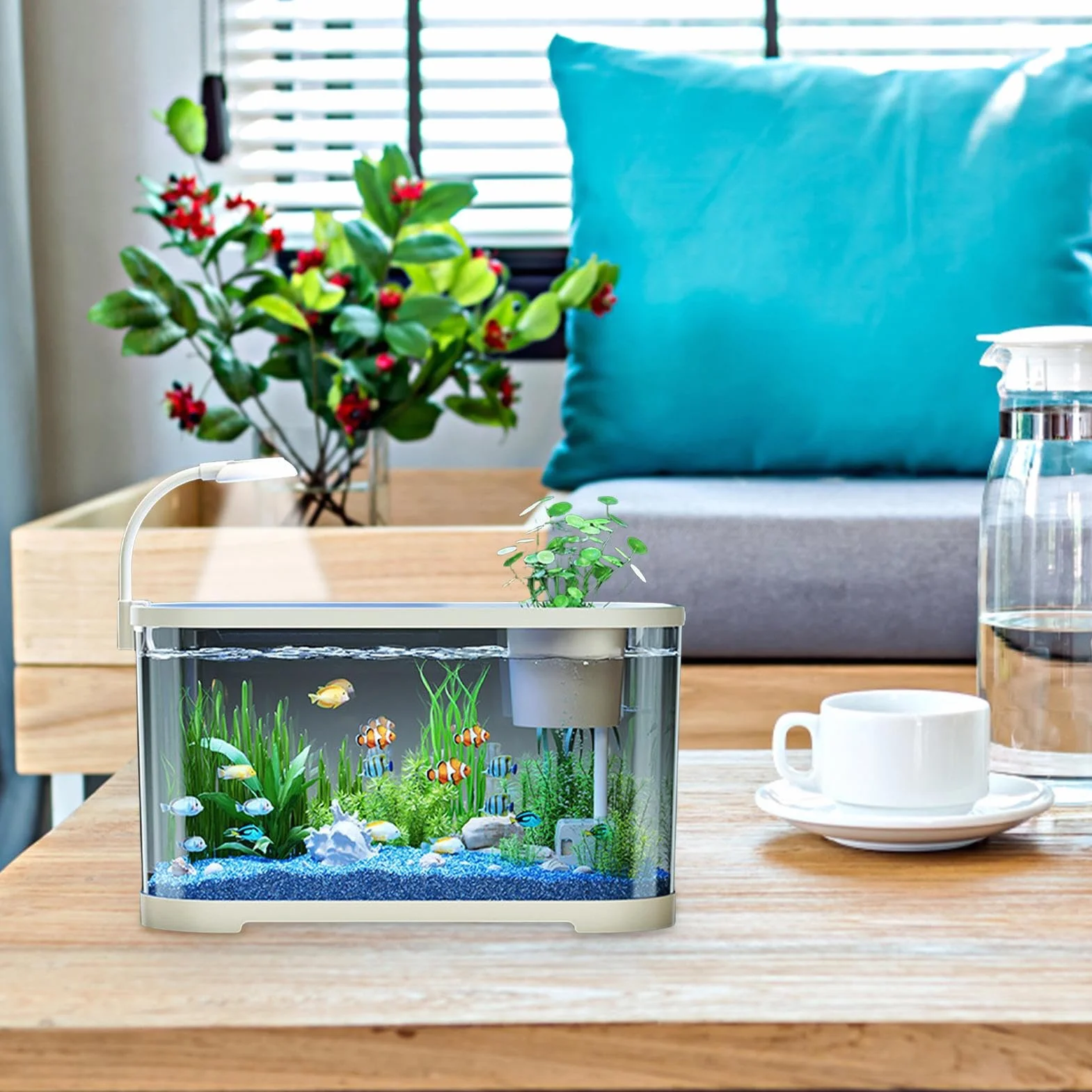 Kit Per Principianti Di Acquari ABS Decorazioni Per Tartarughe Terrestri Rane
