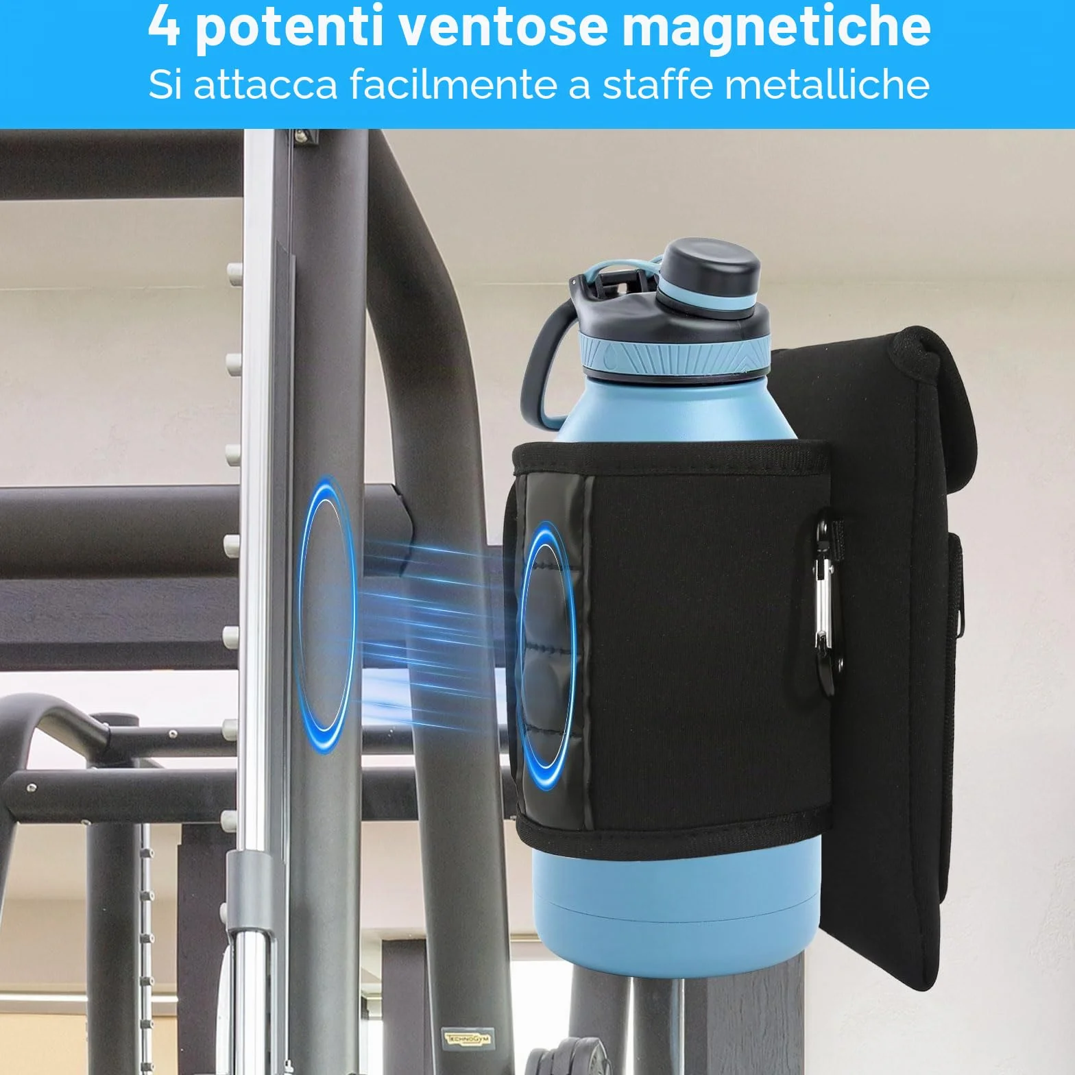 Prota Magnetico Fitness Borsa Magnetica per Accessori Palestra