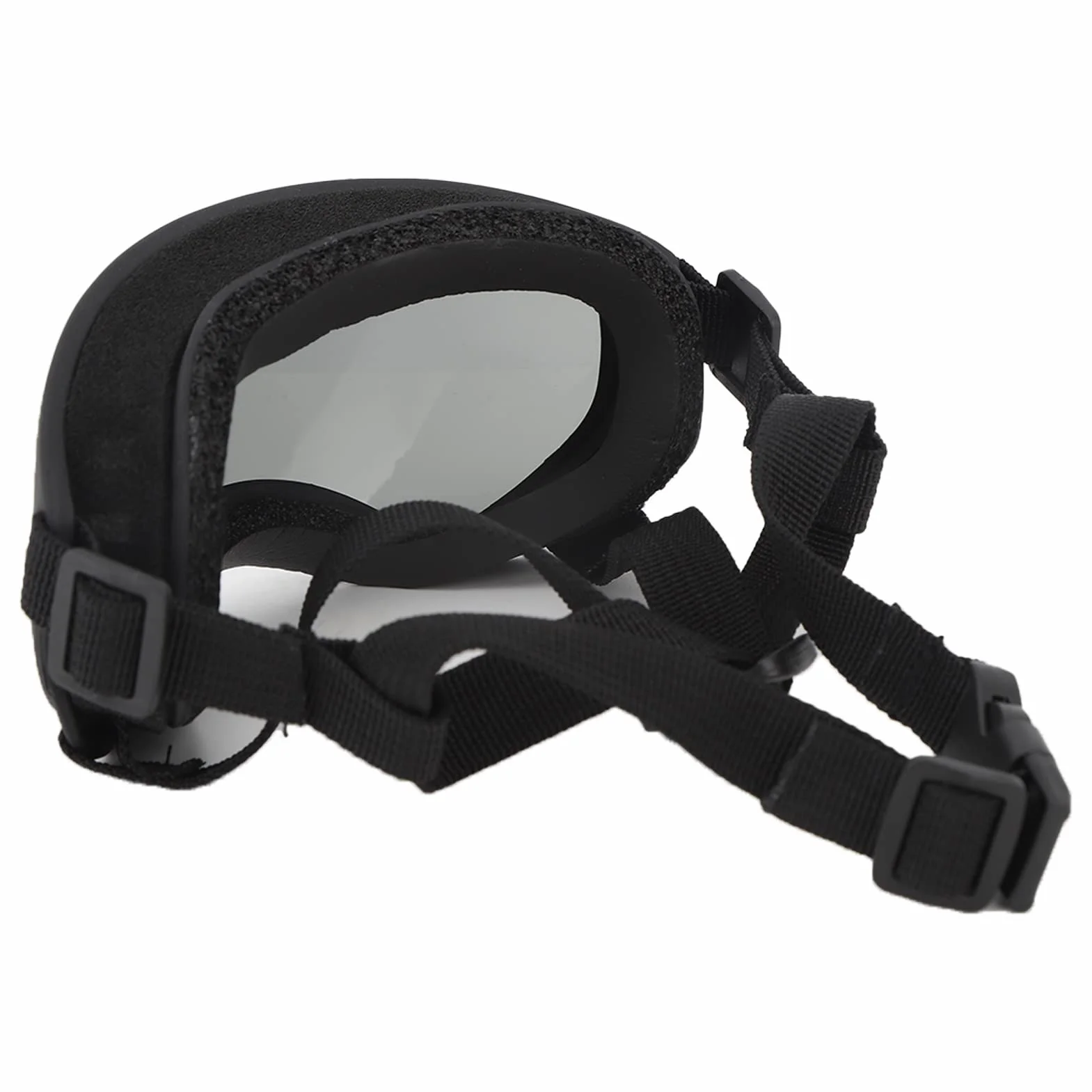 Occhiali da sole per cani di taglia grande, occhiali protettivi per gli occhi dei cani, aspetto elegante, occhiali per cani con montatura elastica in PVC, occhiali da sole per cani di taglia grande