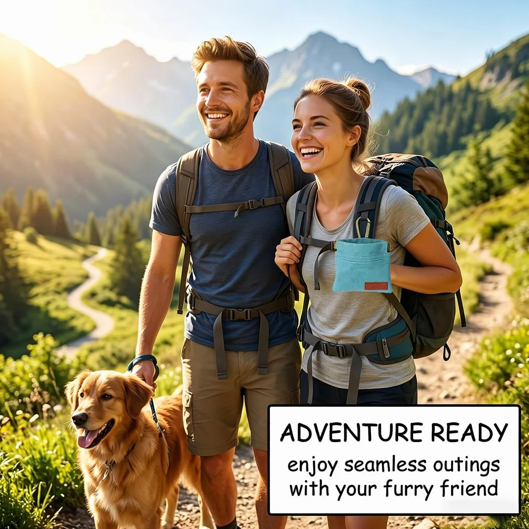 Porta Premietti per Cani,Mani Libere e Moschettone,Snack Porta Crocchette,Addestramento Cani Accessori,per Passeggiate,Agility e Sessioni di Allenamento