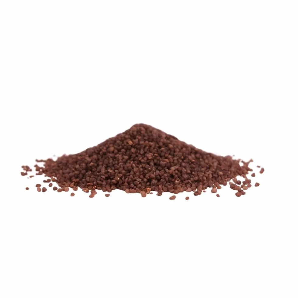 AquaOne Ghiaia per Acquario Sabbia 5 kg Fondo chiaro nero multicolore fine medio grossolano Quarzo Decorazione Aquascaping Grana (marrone 2)