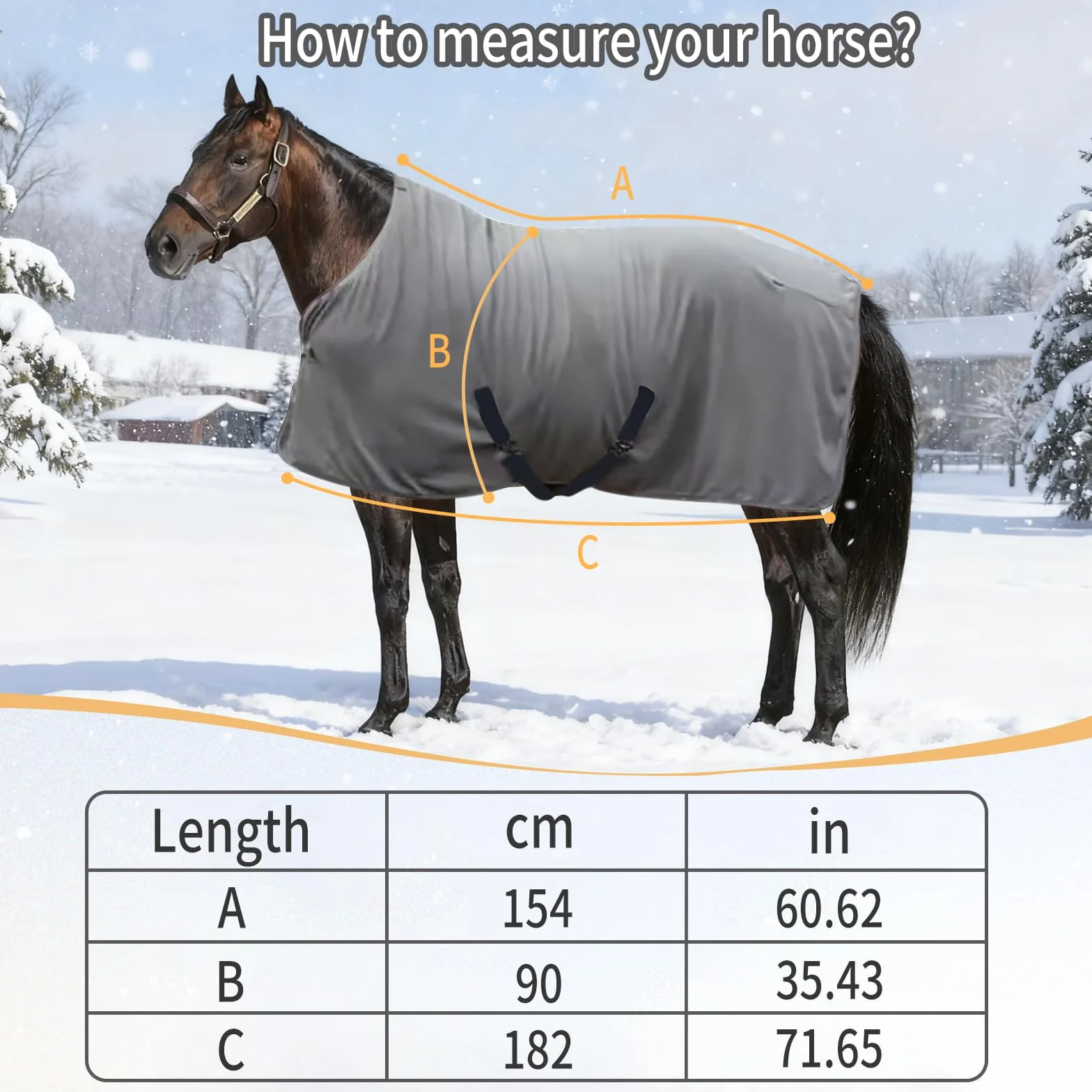 Coperta Invernale per Cavallo in Pile, Coperta Calda per Esterni, con Cingue Incrociate e Chiusura Pettorale Regolabili, Morbida e Traspirante, Protezione dal Freddo