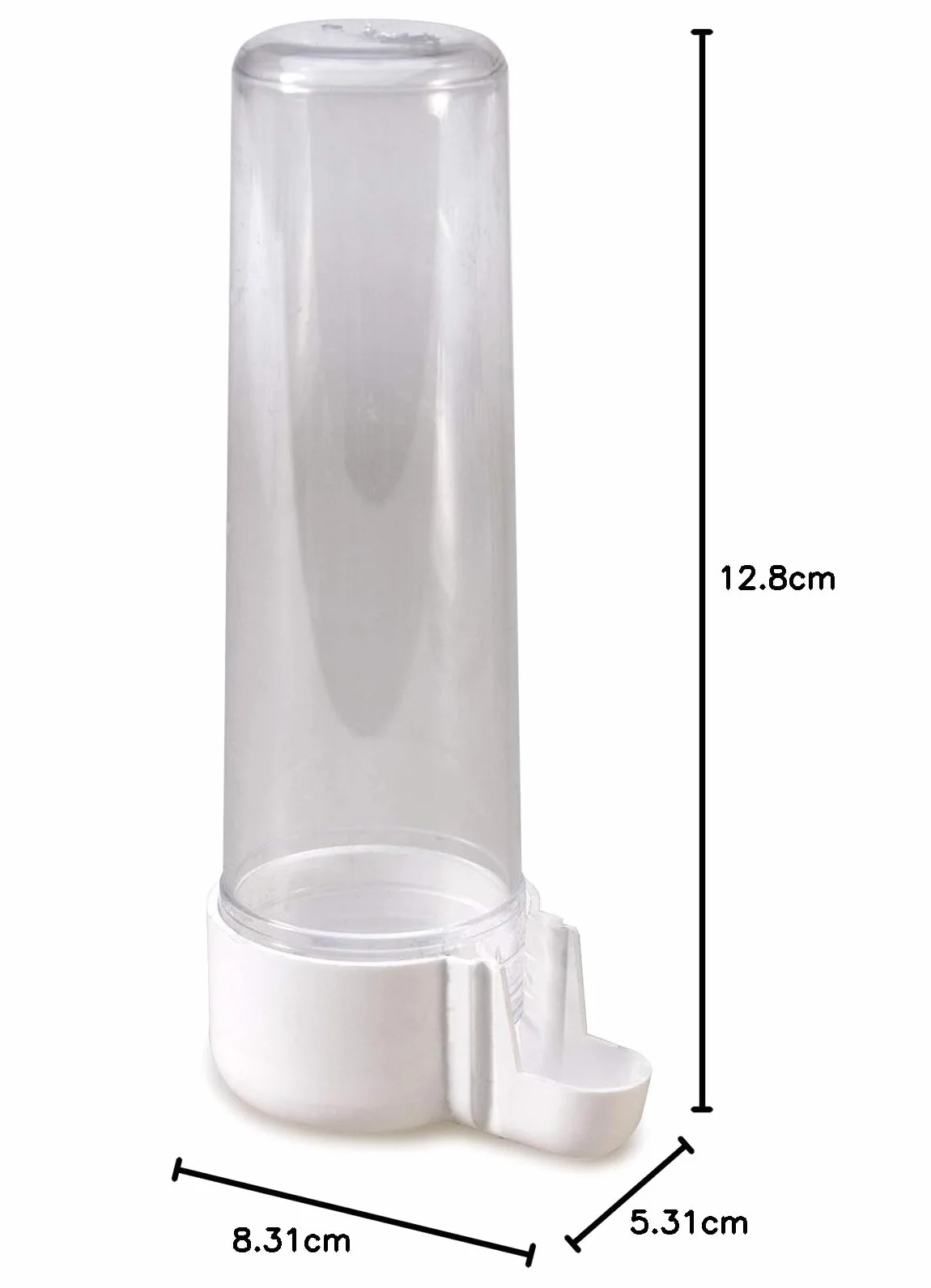 Arquivet Abbeveratoio in plastica per uccelli 13 cm 85 cc