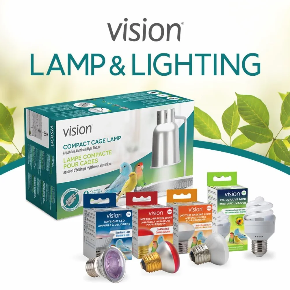 Lampade compatte Fluorescente UVA/UVB Mini Hari Vision 9 W