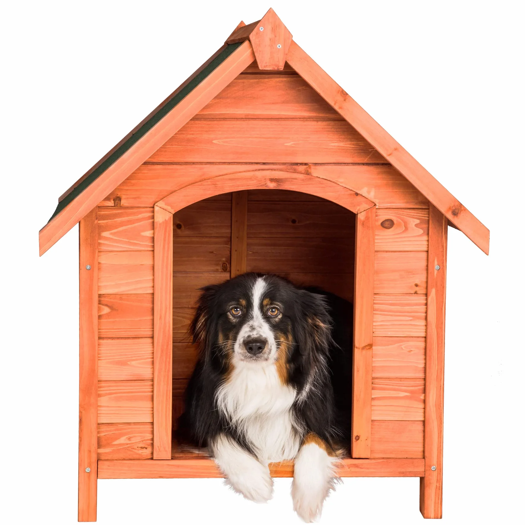Tectake Cuccia per Cani Casetta in Legno Impregnato 72x65x83 cm