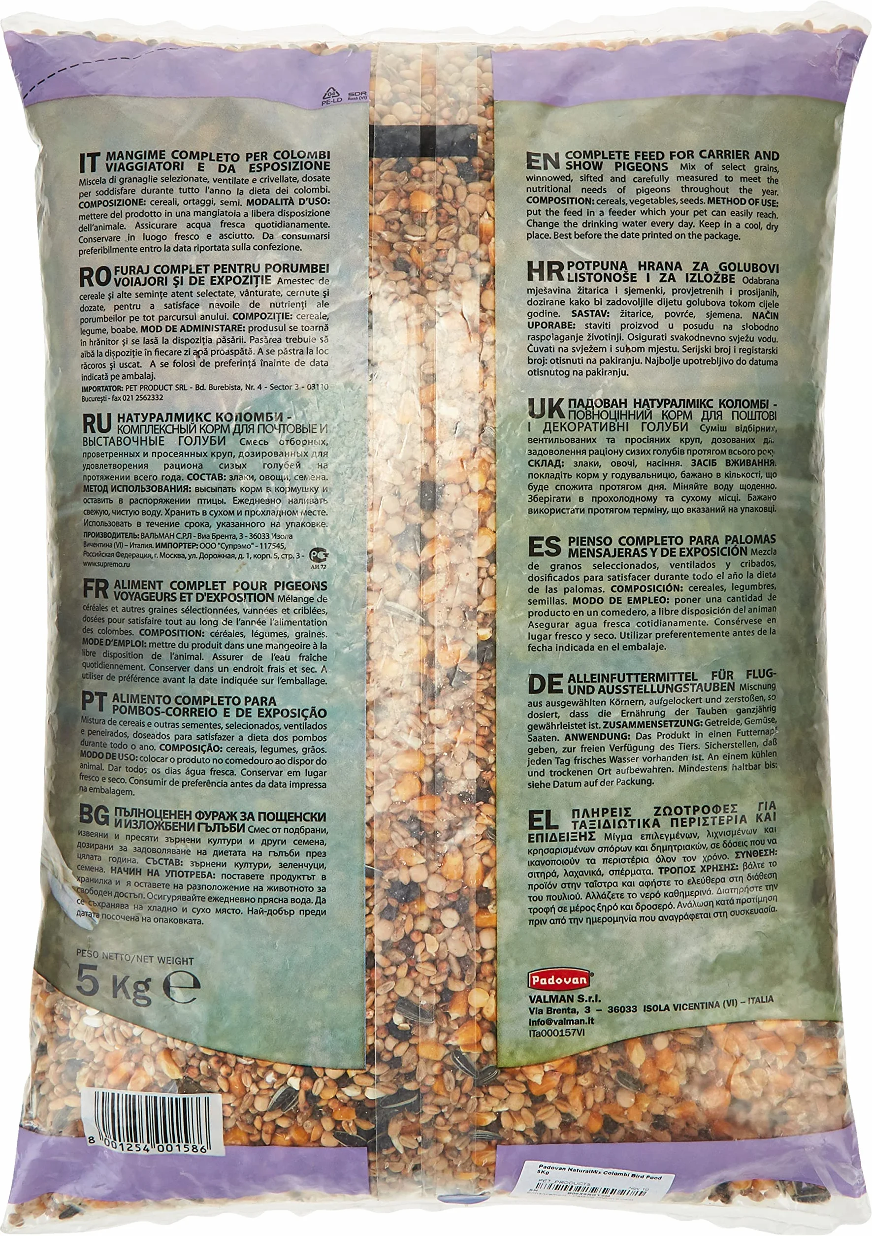 Padovan Naturalmix Colombi 5000 gr