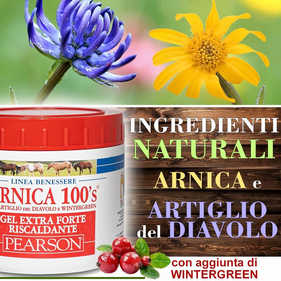 ARNICA 100's® Arnica Per Cavalli Gel Extraforte Riscaldante 500 ML