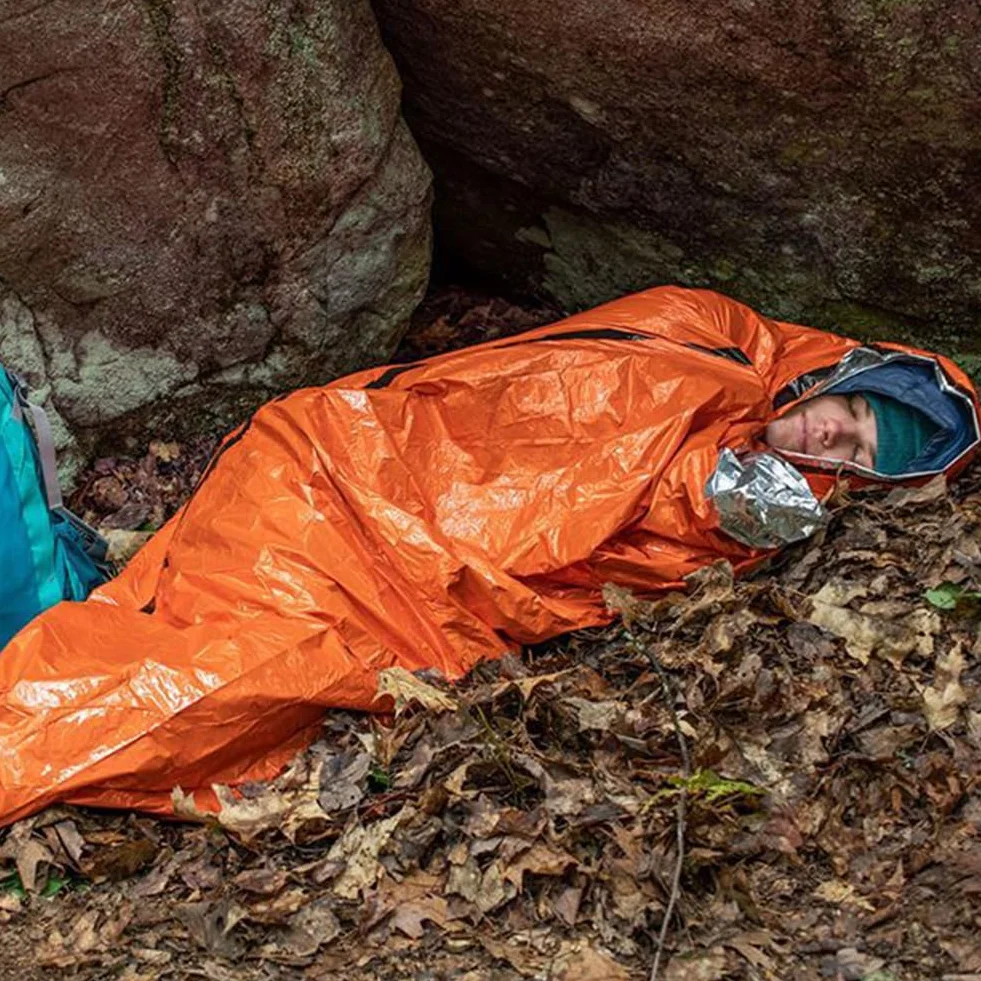 Sacco a pelo di emergenza termico impermeabile leggero protezione dal freddo