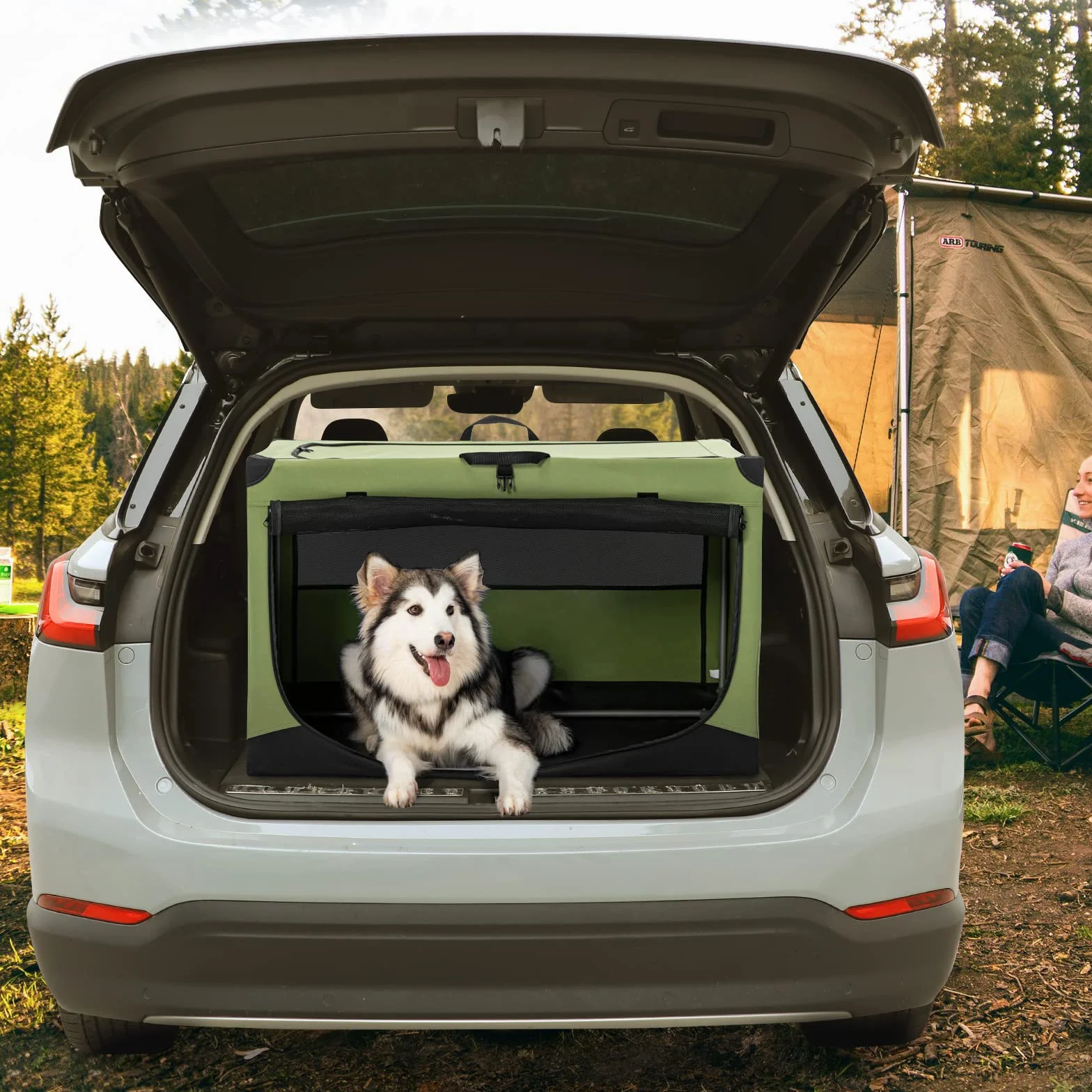 Petsfit Grande cassa per cani Extra Large casse, pieghevole per cani di taglia media e grande