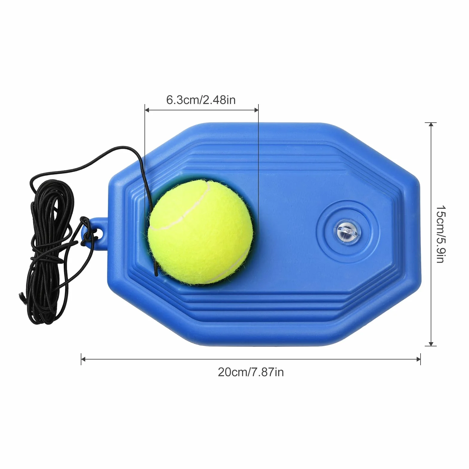 Allenatore Tennis con Base, Corda e Palla da Allenamento
