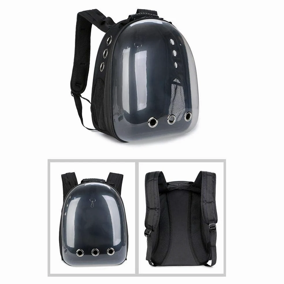Goodevening Zaino per Cani di Gatto, Zaino Portatile per Cani di Gatti Animali Trasportino Traspirante Trasparente per Borsa da Viaggio da Campeggio