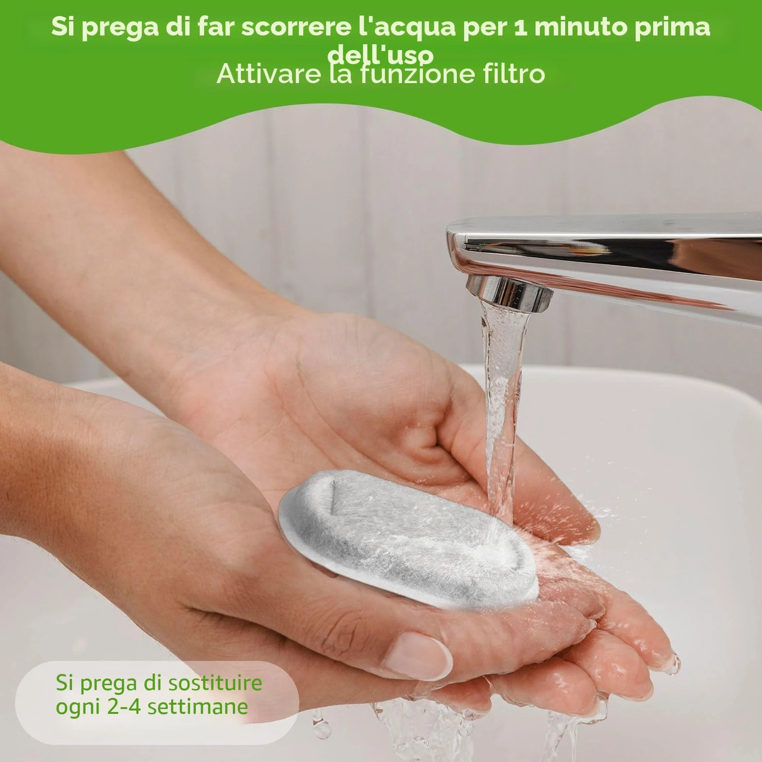 KOMABLEN 24 Pezzi Filtri Fontanella per Gatti, Filtro con 12 Filtro Carboni Attivi e 12 Spugna In Schiuma, Tripla Filtrazione Filtri Fontana Gatto Cappa, Cani Filtri di Ricambio per Acqua