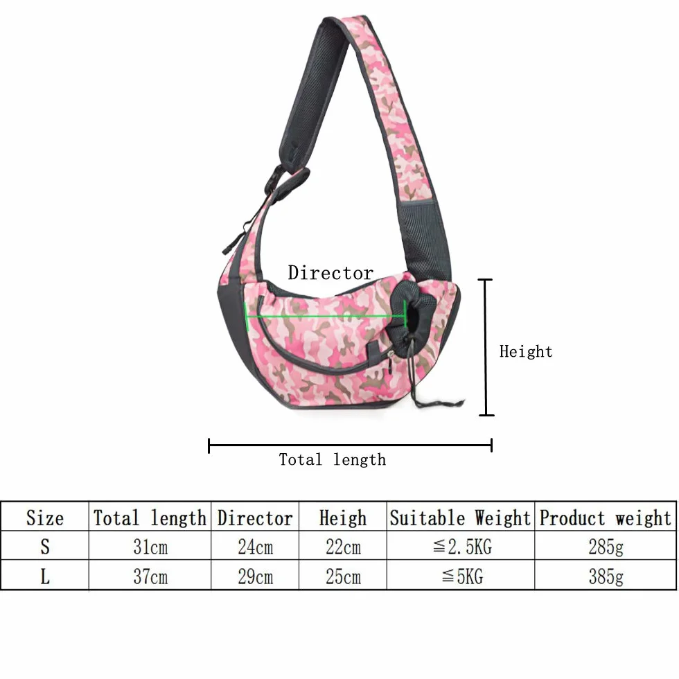 Borsa da viaggio per cani Trasportino da passeggio ideale per cani o gatti piccola