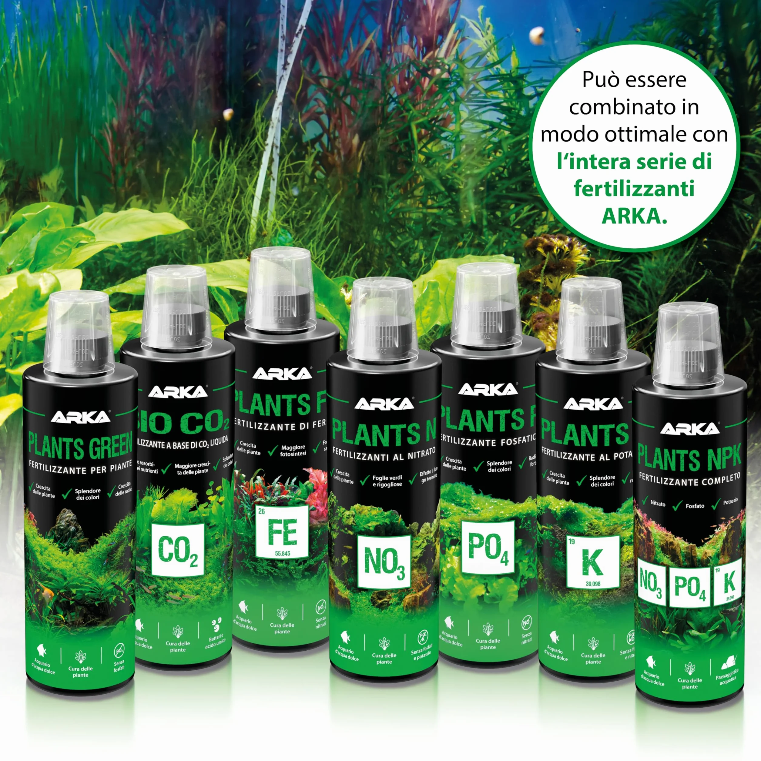 ARKA Algaway 473 ml trattamento anti alghe per acquari d'acqua dolce senza rame