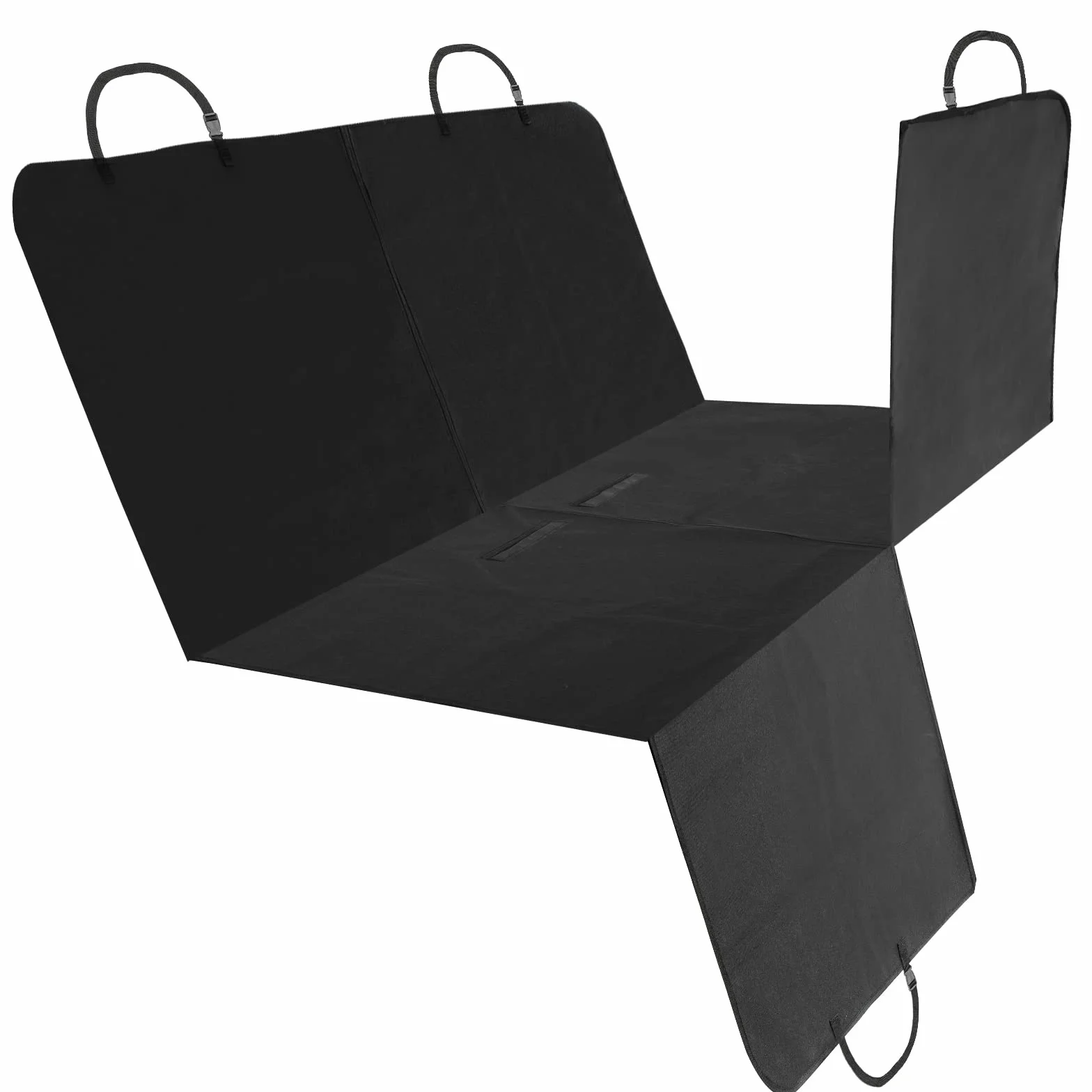 Nobleza - Coprisedile per cani, coperta per cani 147 * 145 cm, protezione del sedile, resistente all'acqua, spesso e durevole per SUV, camion, trasporti e viaggi, colore nero