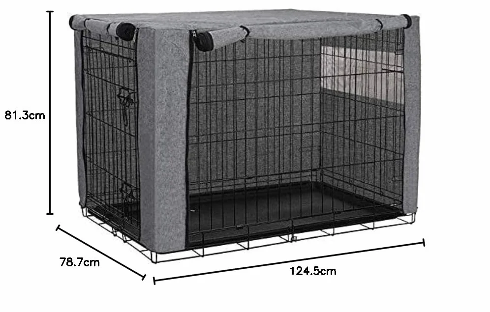 Copertura per gabbia per cani in poliestere antivento per interni ed esterni