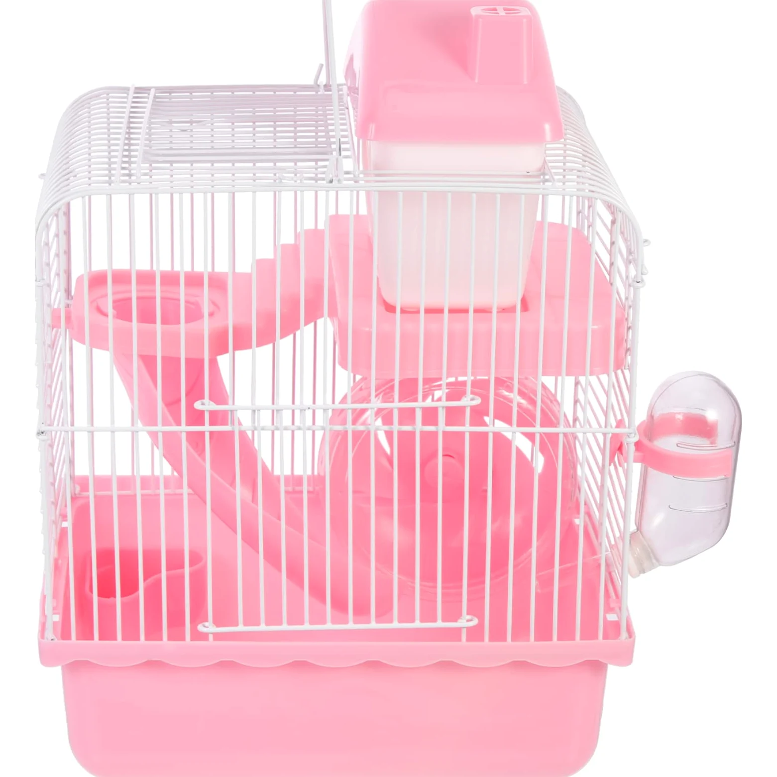 UPKOCH Casetta Rifugio per Criceti e Ratti, Piccolo Nascondiglio Rosa | Design a Doppio Strato, Abs e Ferro, per Ratto e Hamster, Uso Decorativo Domestico Tutto L'anno