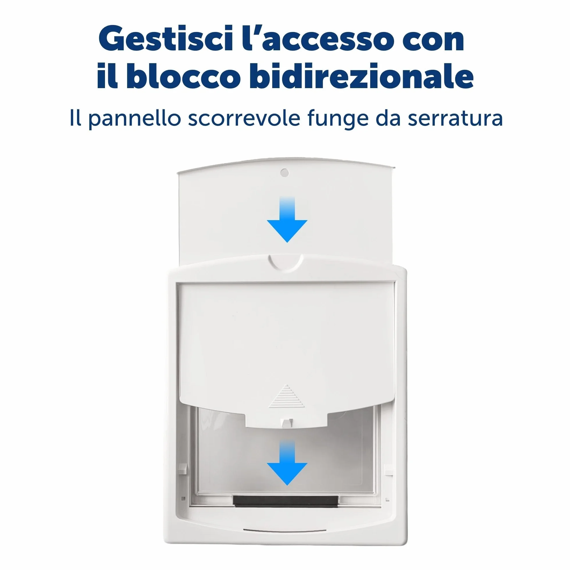 PetSafe Staywell Original Gattaiola per Gatti Porta Ingresso Uscita Bianco Medio