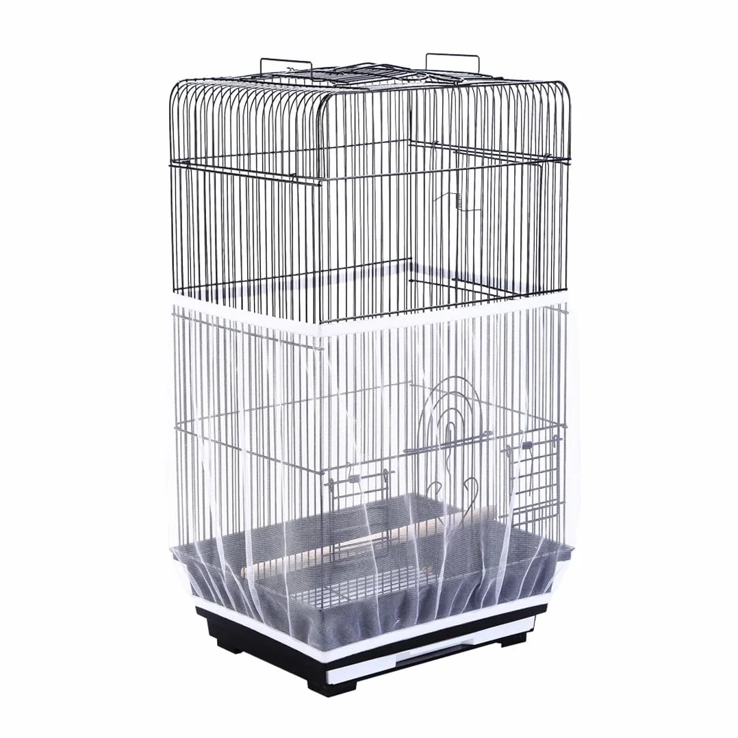 Copertura per Gabbia Uccelli, Bird Cage Seed Catcher Antipolvere, Circonferenza 150-180 cm