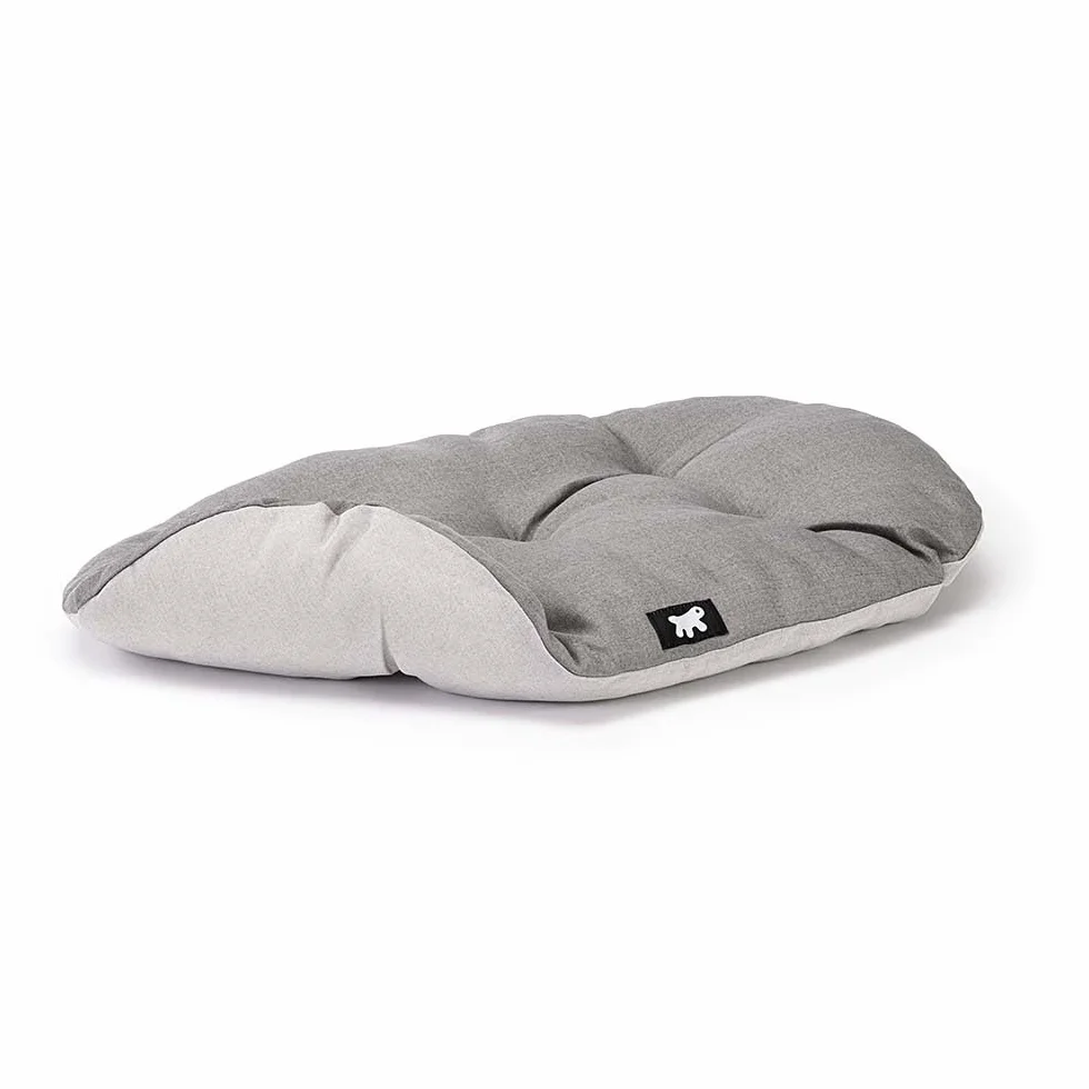 Ferplast Cuscino Cane RELAX 100/12 SANITIZED, Lettino per Cani, Protezione Antibatterica Antivirale, Cuscino Cane Grande, Cuscino Imbottito per Cuccia Cane, Cotone, Lavabile, 100 x 63 cm, Grigio