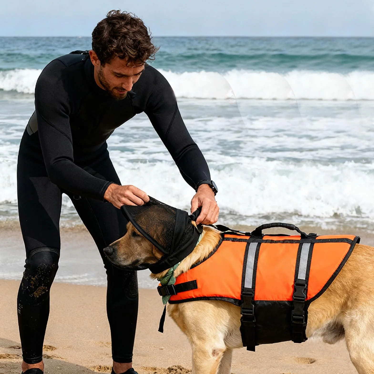 Rete A Maglie Per Muso Del Cane - Cappuccio Protettivo Per Muso Del Cucciolo,Protettore Di Sicurezza In Rete Per Cani,Per Proprietari Di Animali Amanti Di Animali Addestratori Escursionismo Campeggio