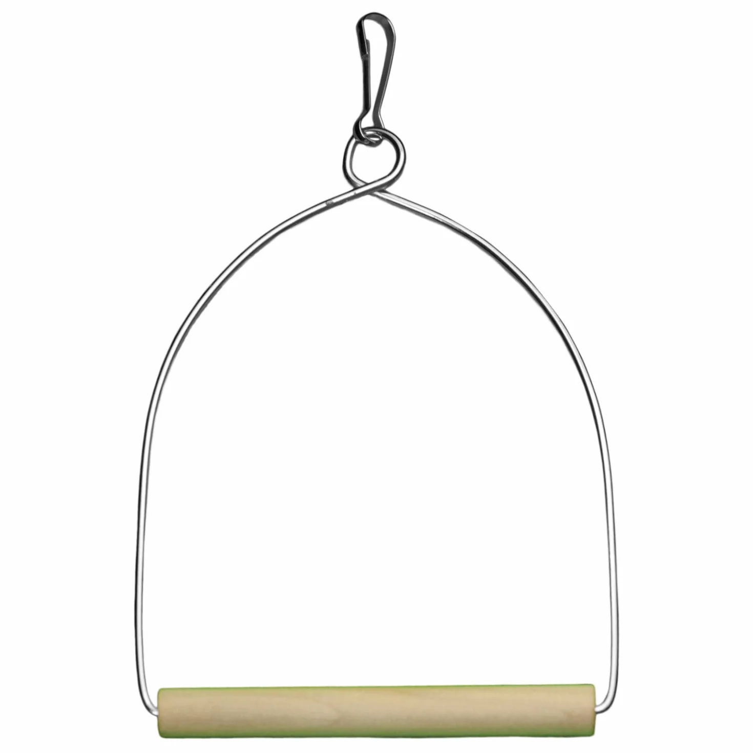 Arquivet Altalena in Metallo e Legno per Uccelli 12 cm - Giocattoli Uccelli - Accessori Gabbia