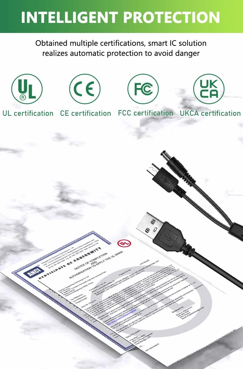 Cavo di ricarica USB per Bousnic Collare di Dressage per Cani di Ricambio 2 in 1 Caricabatterie di Alimentazione per Bousnic Collare di Dressage per Cane e Telecomando