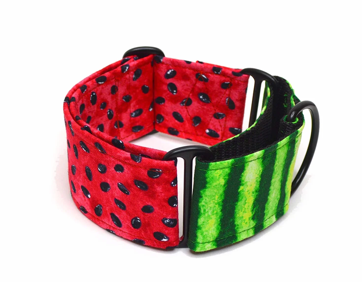Wakakán Collare per cani martingale Watermelon fatto a mano in Spagna
