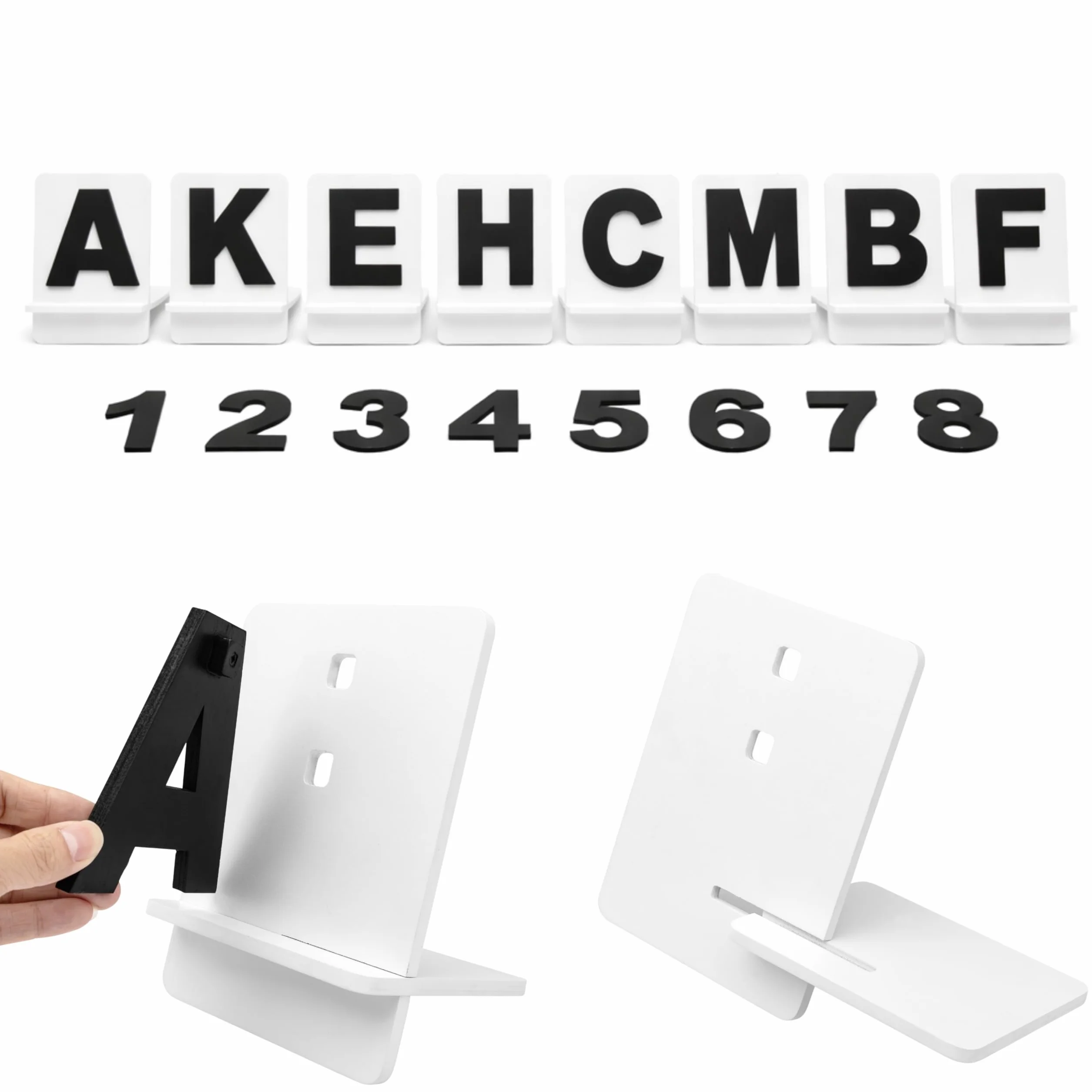 Hobby Horse - Set di accessori per dressage con lettere e numeri, in legno, progettato in Germania, per allenamento e competizione