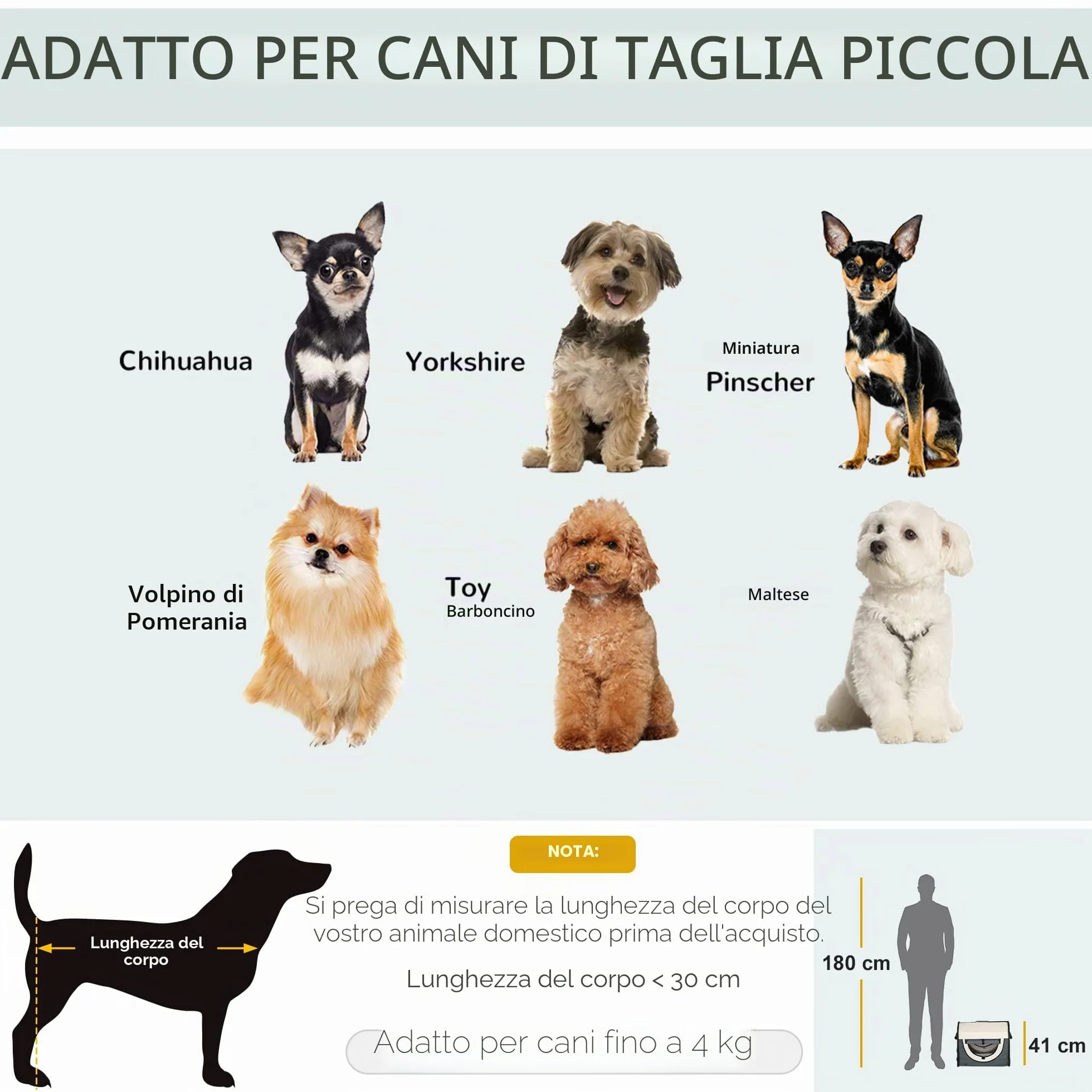 PawHut Trasportino per Animali Domestici Pieghevole in Oxford con Cuscino Rimovibile Lavabile e Borsa per Trasporto, Grigio Scuro
