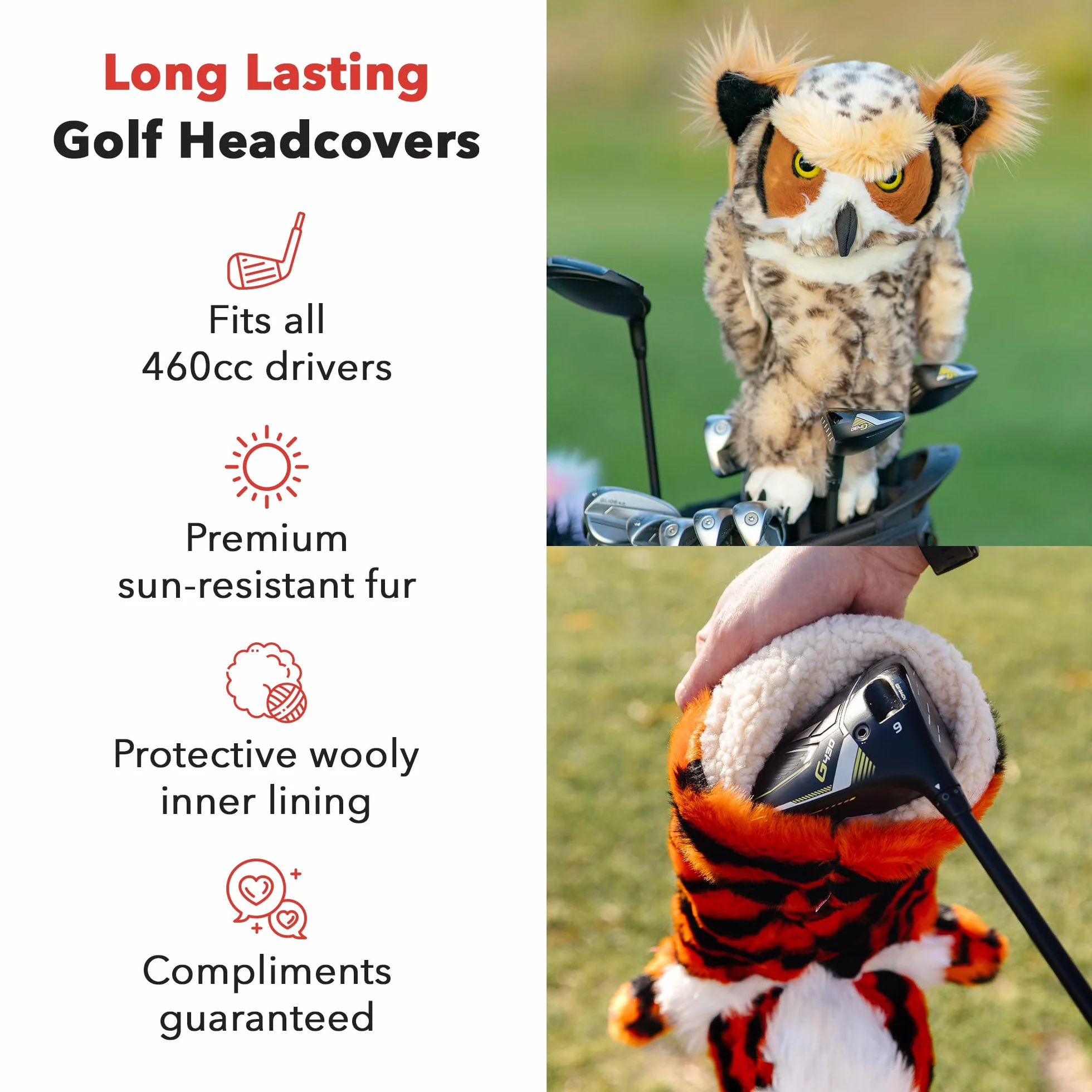Daphne's Owl Copritesta Per Driver Golf