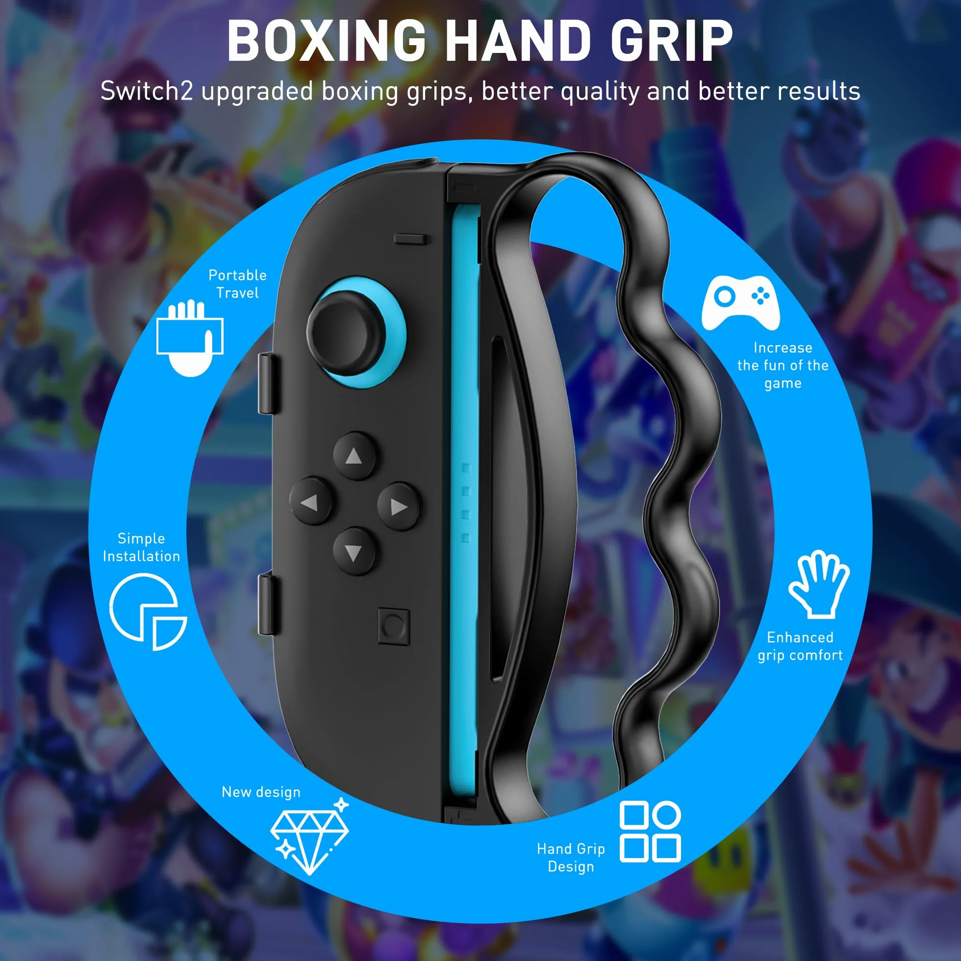 Manopole da boxe per Switch 2 SZ nero