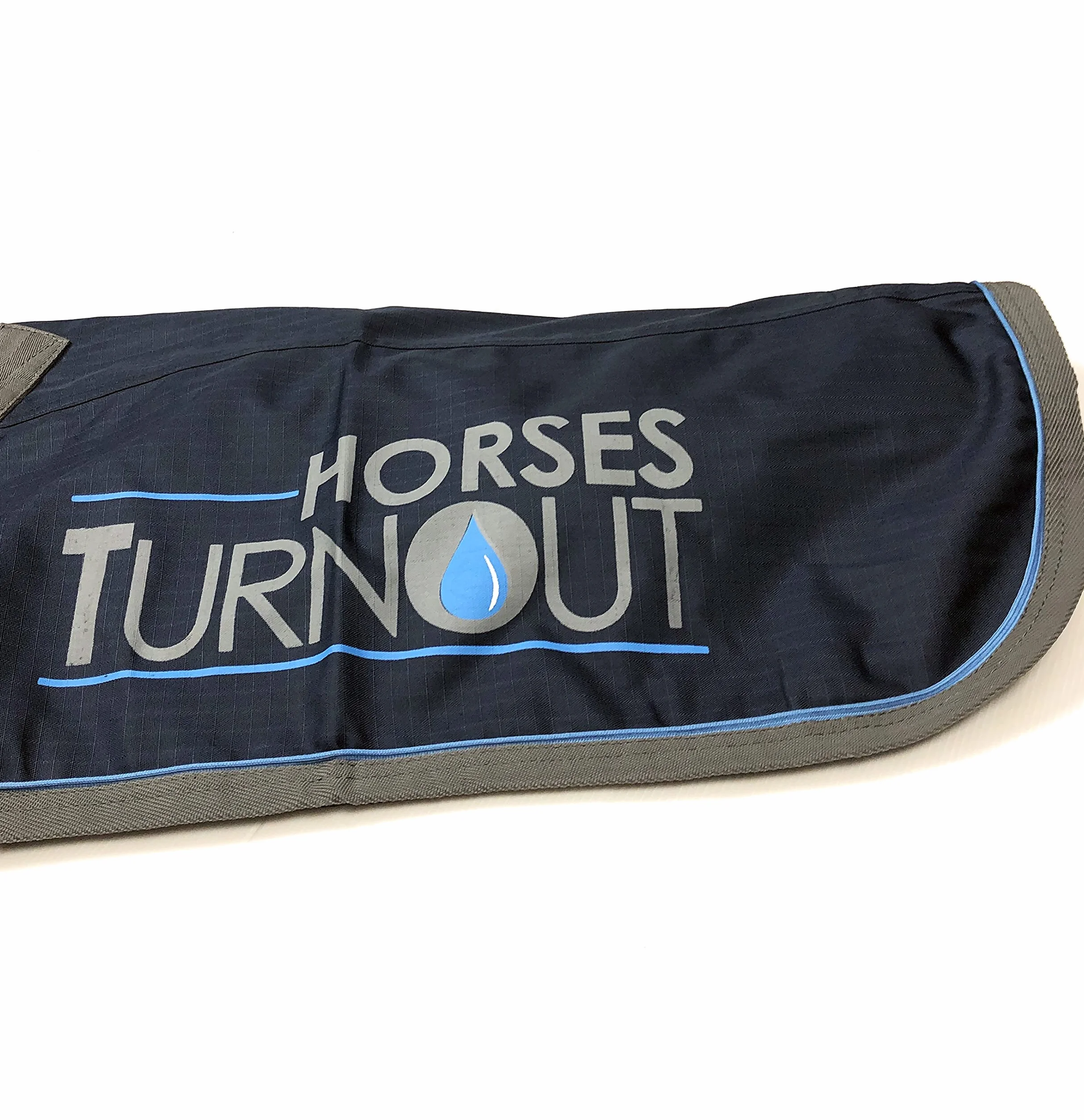 Horses, Coperta da Paddock per Cavallo Turnout, Impermeabile, Resistente, con Cinghie ad Incrocio, Disponibile nel Colore Blu
