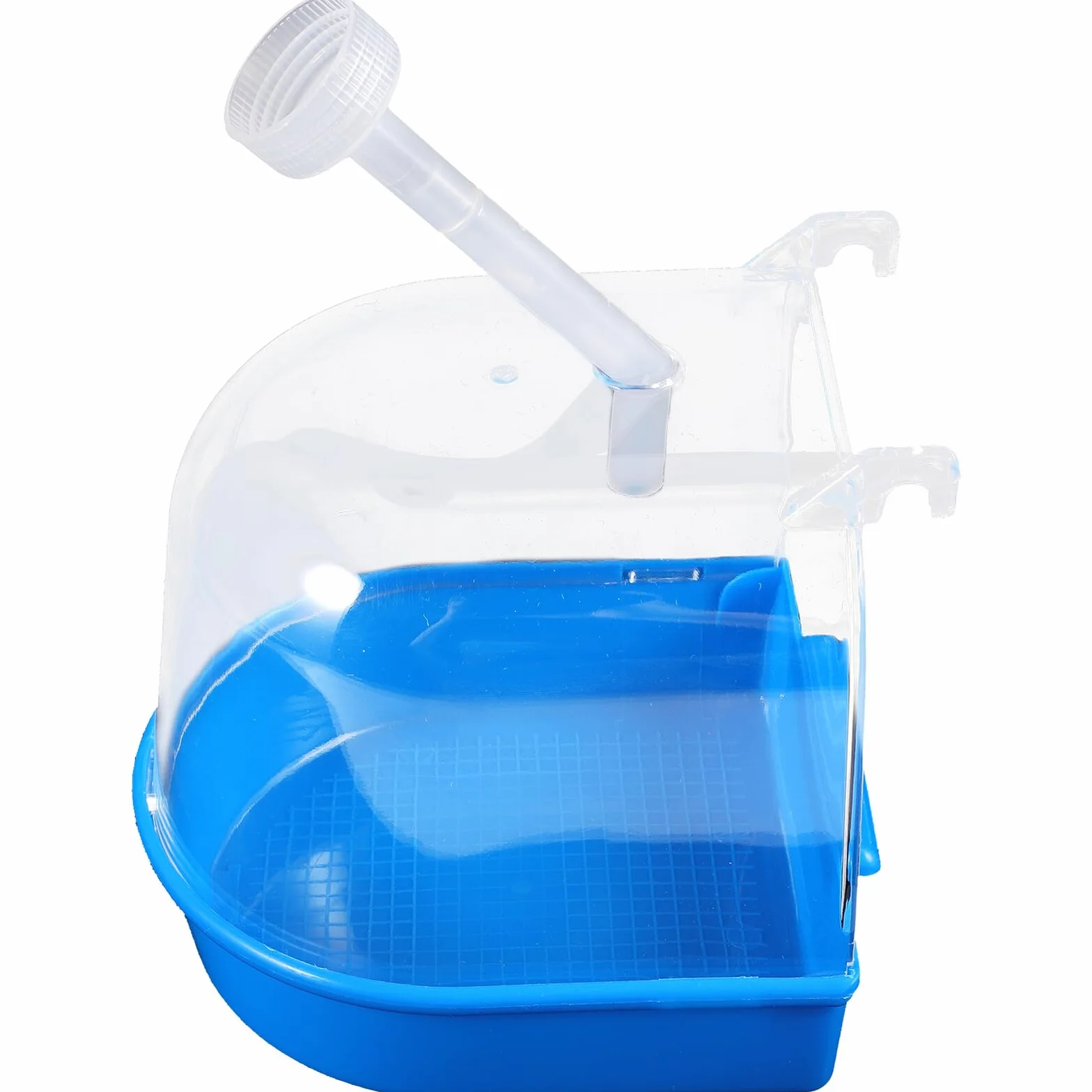 Gatuida Vasca da Bagno per Uccelli in Plastica Vassoio Rimovibile, Dimensioni Grandi per Pappagalli e Uccelli Domestici, per Gabbie e Bagni Comodi