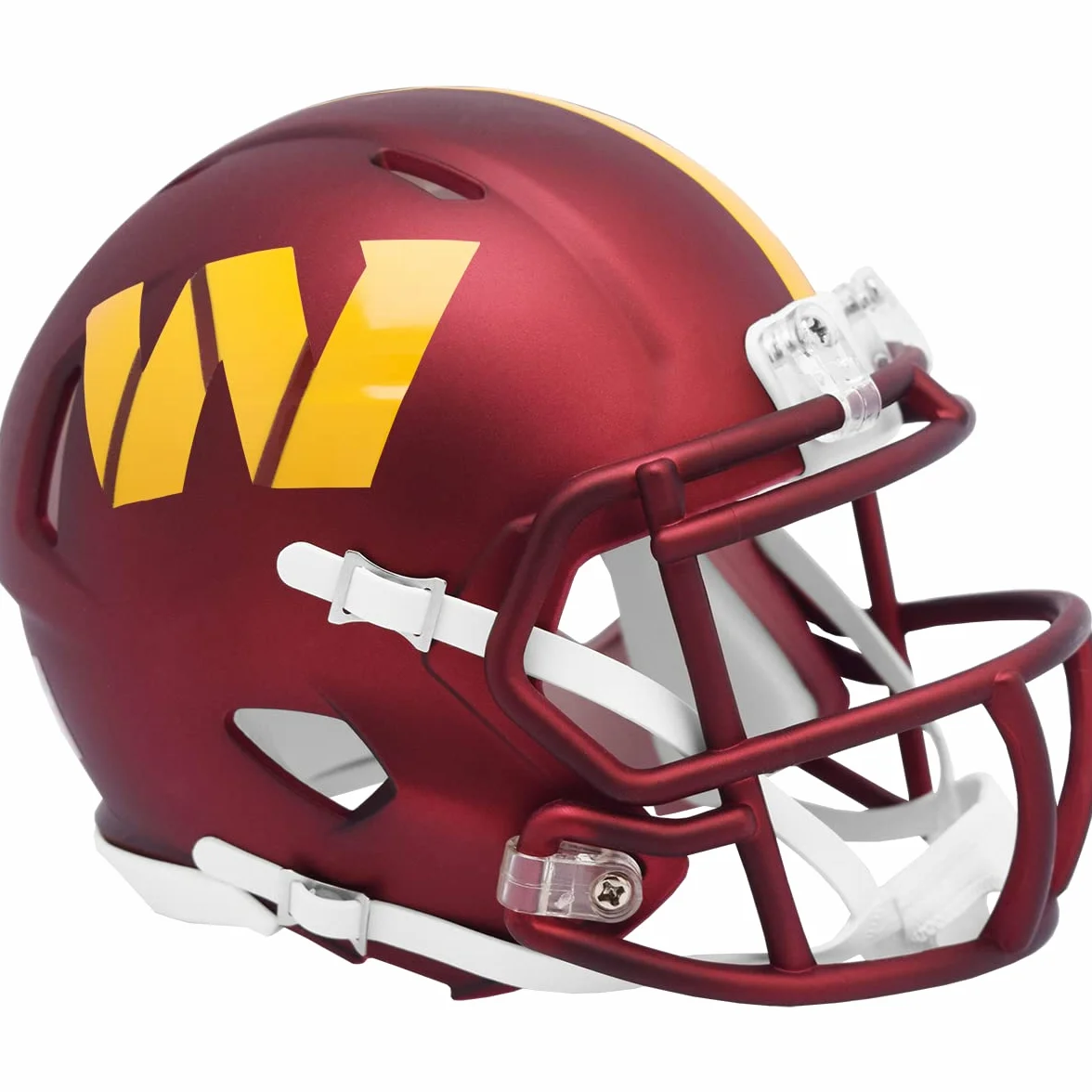 Riddell Washington Commanders Speed Mini Replica Casco 2022 Unisex Adulto Taglia Unica Rubino NFL