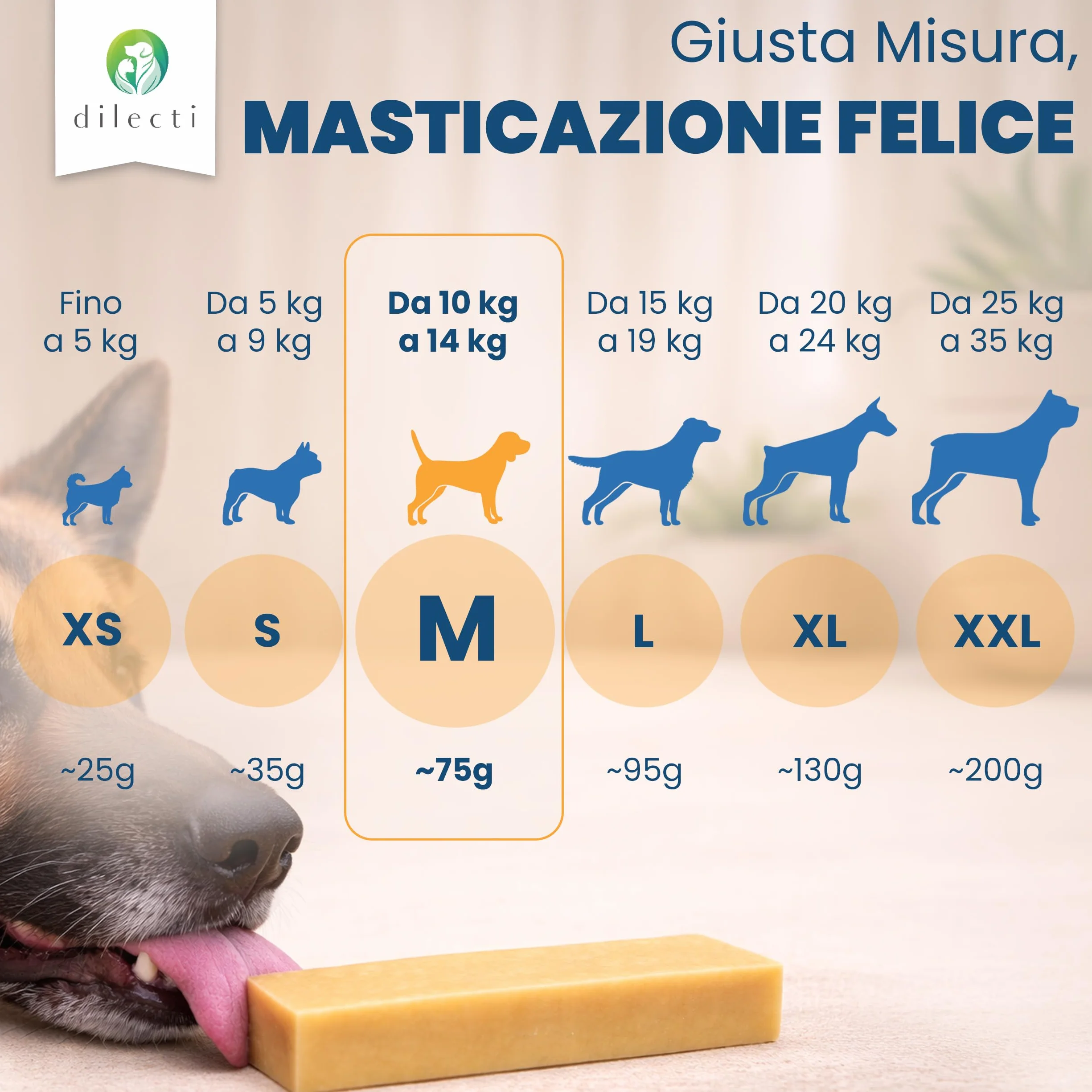Masticativi Naturali dell'Himalaya - Giochi Naturali Molto Gustose, Dure e Resistenti che Terranno il Tuo Cane Occupato Per un Po'. (set da 3, taglia M)