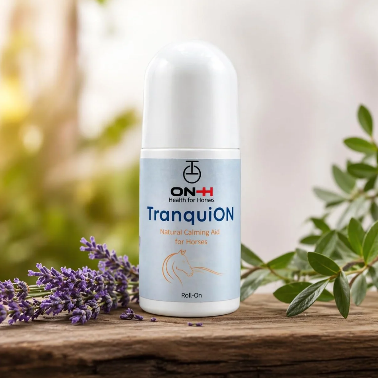 ON-H TranquiON Roll-On per Cavalli | Gel Rilassante Naturale Antistress | Applicazione Localizzata - Ideale Prima di Trasporto, Gara e Lavoro | azione Calmante senza Sedazione | Uso Quotidiano