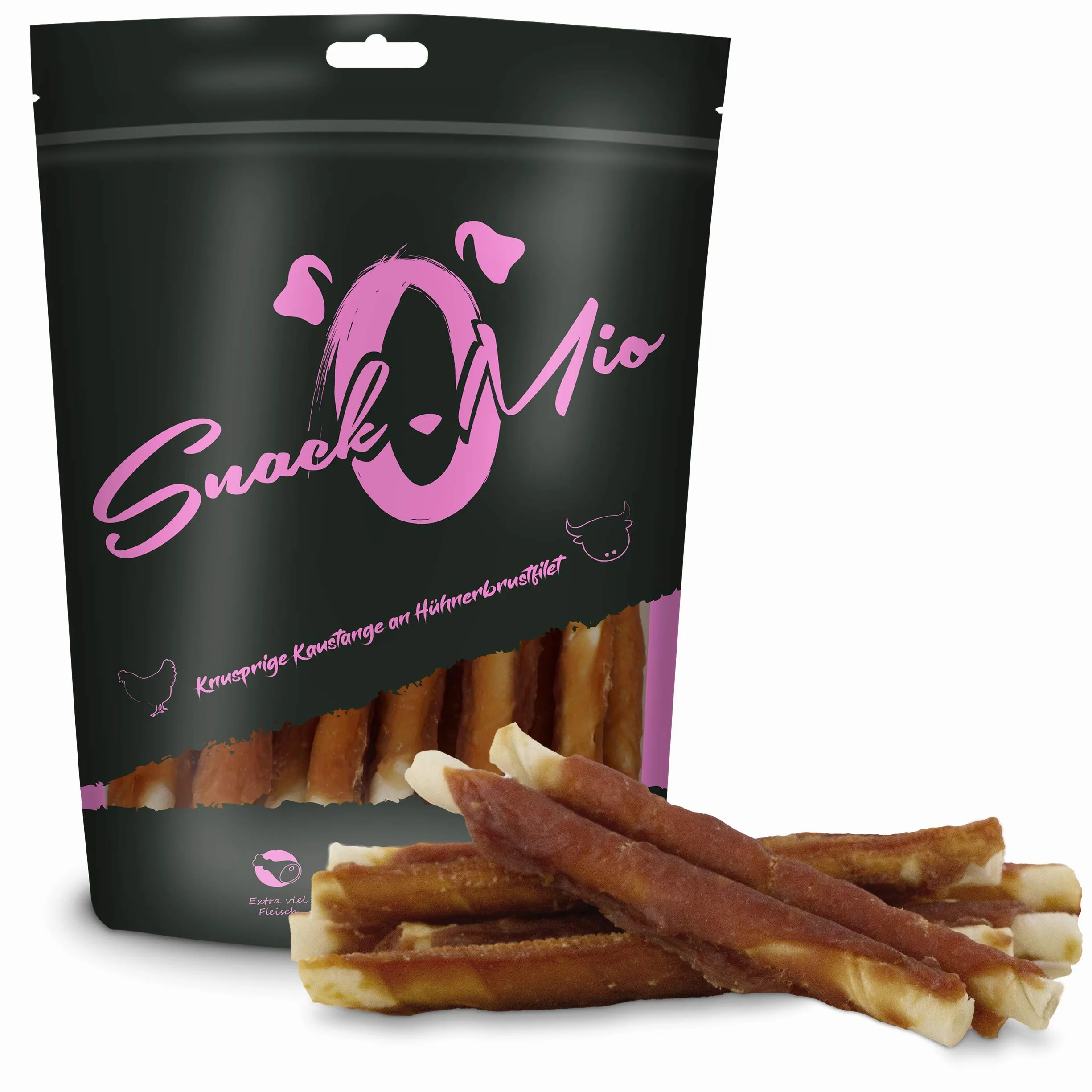 Snackomio Venandi Animal Croccante Bastoncino Da Masticare A Base Di Filetto Di Petto Di Pollo - Mastica Premium Per Cani,70G - 70 g
