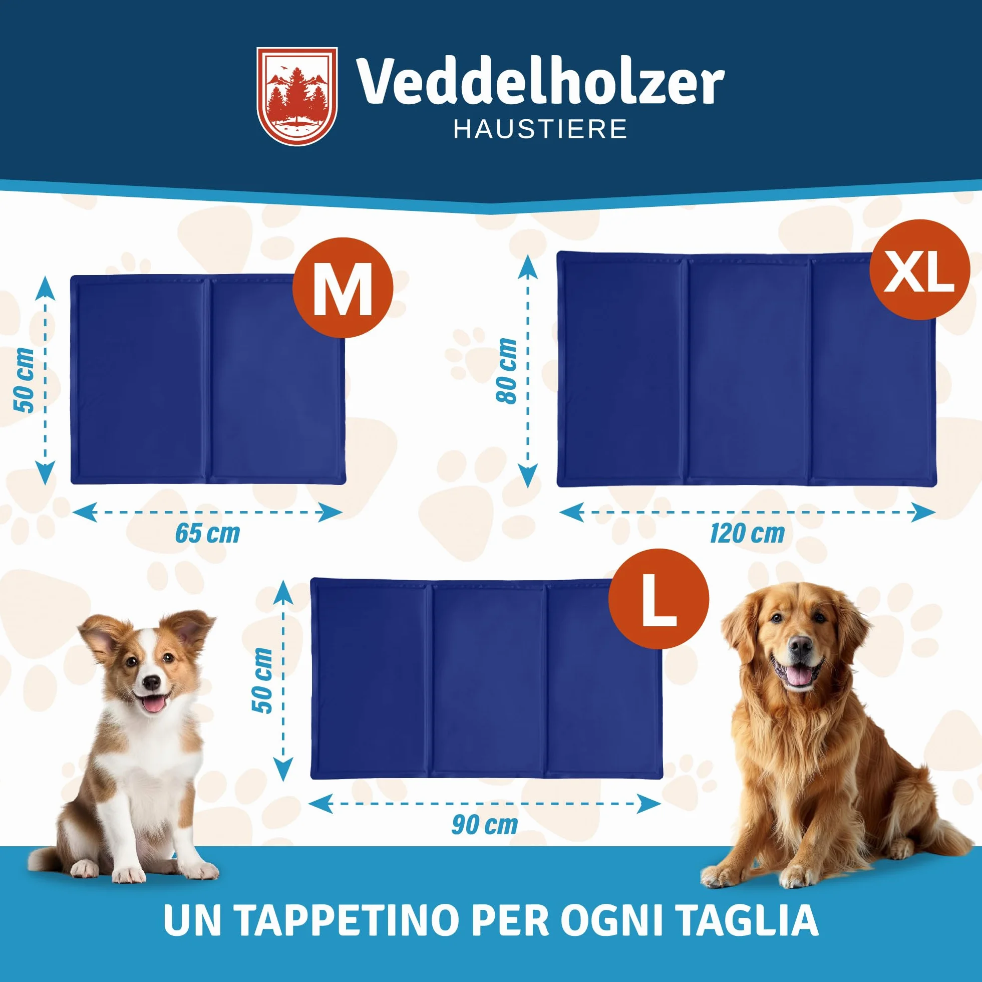 Veddelholzer Tappetino refrigerante auto-raffreddante senza elettricità per estate viaggi