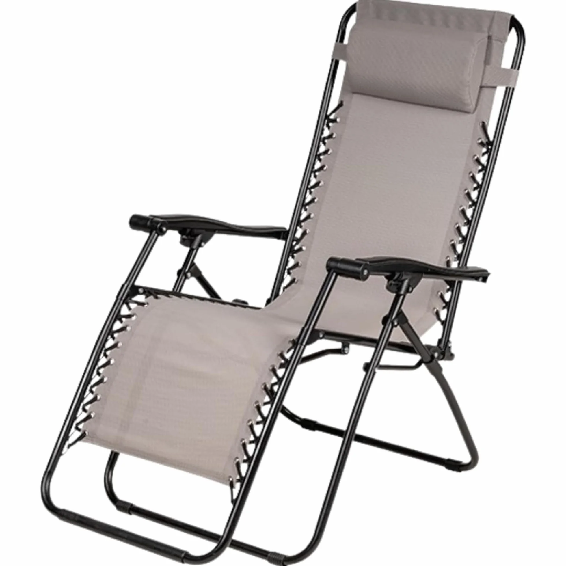 SUNNY STAR 2 Sedie Zero Gravity 115x65x90cm colore grigio (2 STC1438)