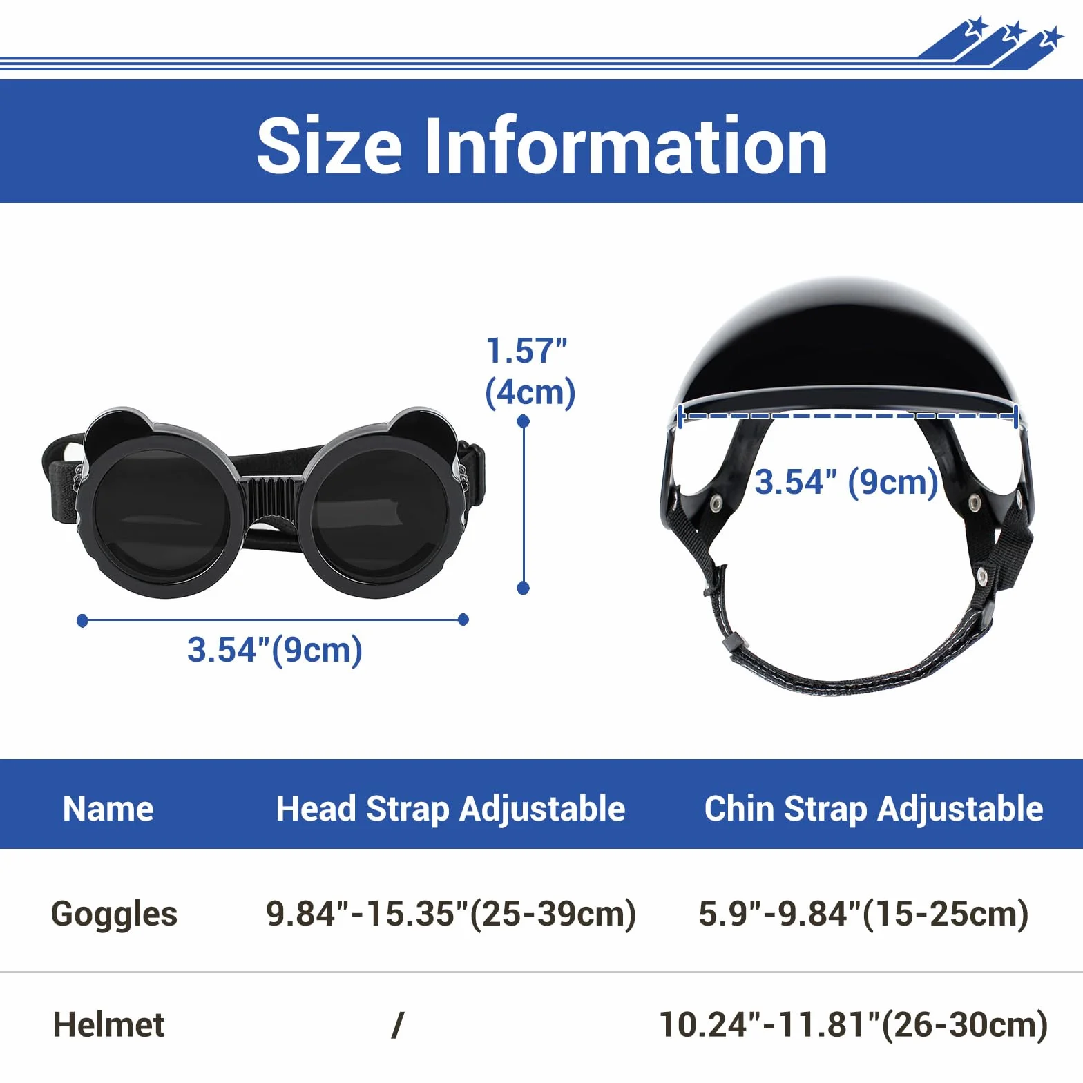 Occhiali da sole per cani di taglia extra piccola e casco per cani di taglia XS, 2 pezzi, occhiali da sole anti-UV, set di casco protettivo per gatti, chihuahua, protezione per testa e occhi