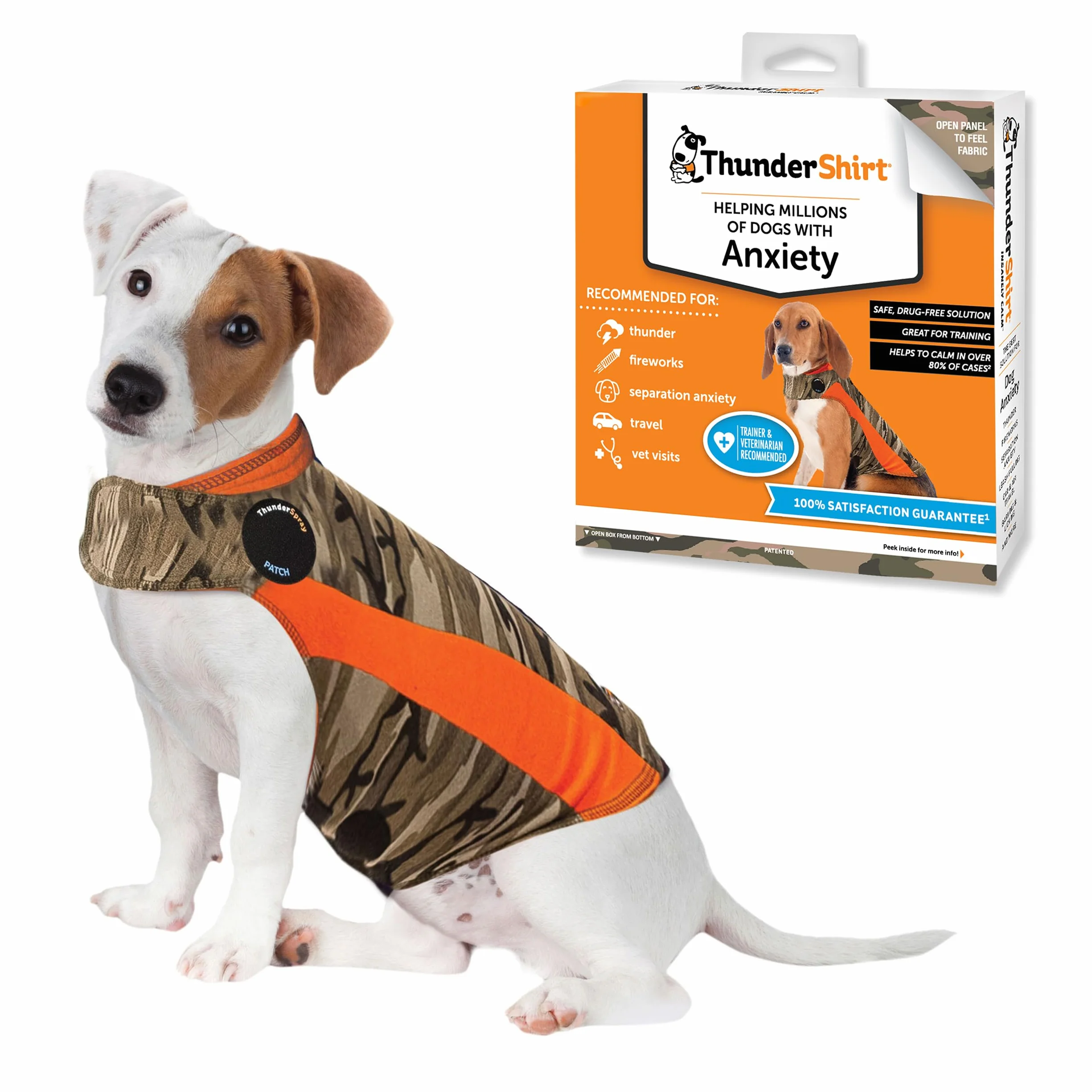 ThunderShirt canotta ansia per cani piccolo camo polo