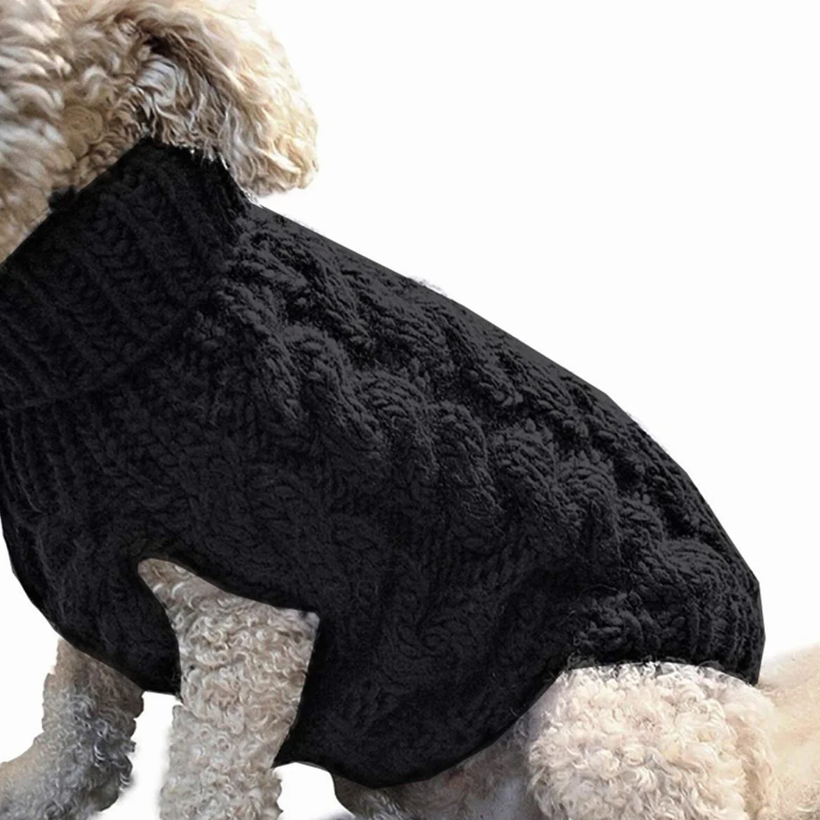 Petyoung Caldo maglioncino per cani, lavorato a maglia, adatto per i mesi invernali, veste cani di taglia piccola