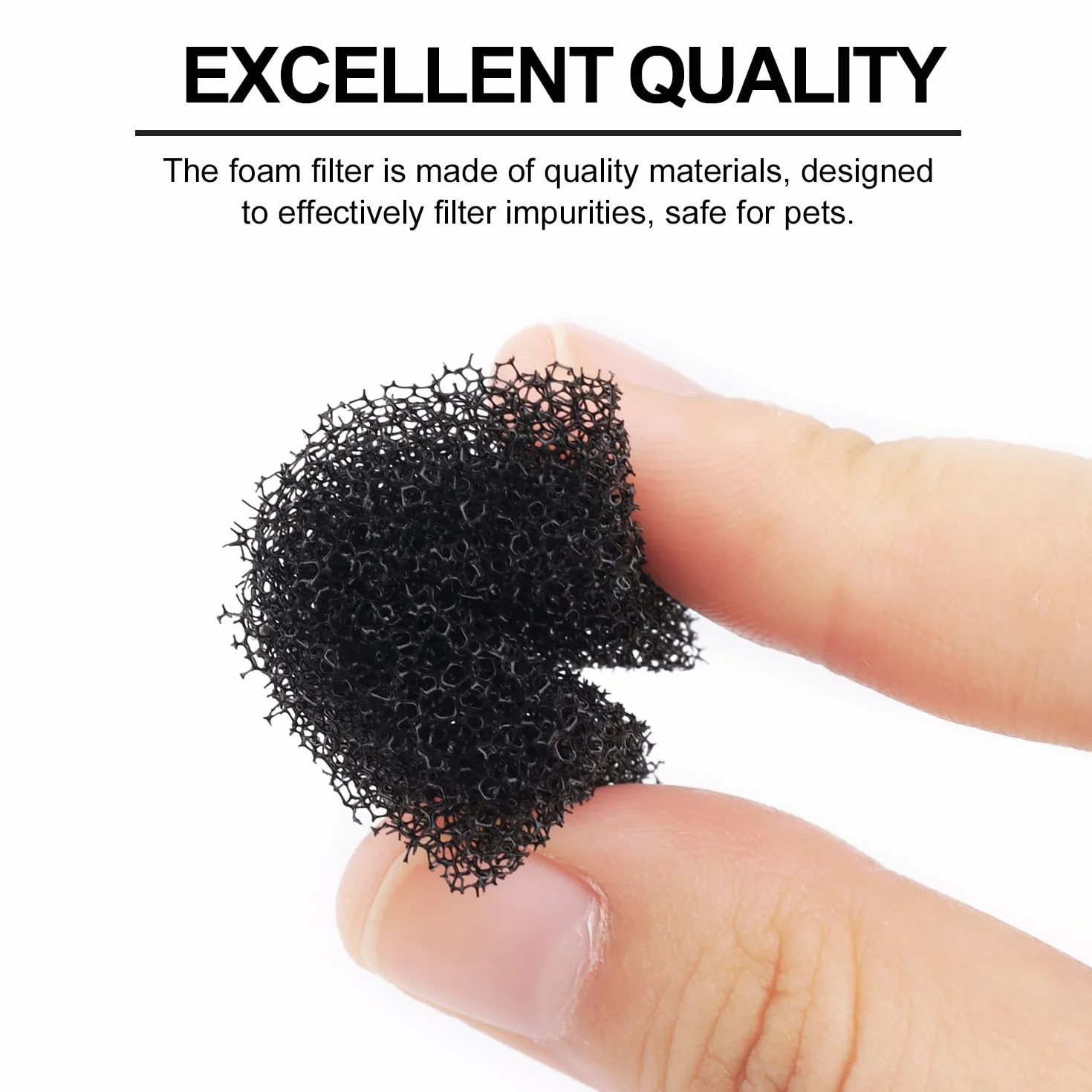 20 Pezzi Filtri di Ricambio per Fontanelle per Animali Domestici, Filtro Acqua per Gatti Filtri in Schiuma Sostituiti per PETKIT Eversweet 3 Pro/PETKIT Eversweet Solo 2/PETKIT EversweetSolo SE