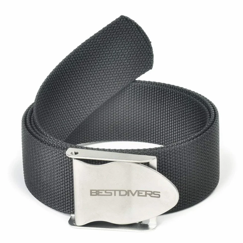 Best Divers ZI0140I Cintura Porta Piombi Sub Fibbia Inox Nero