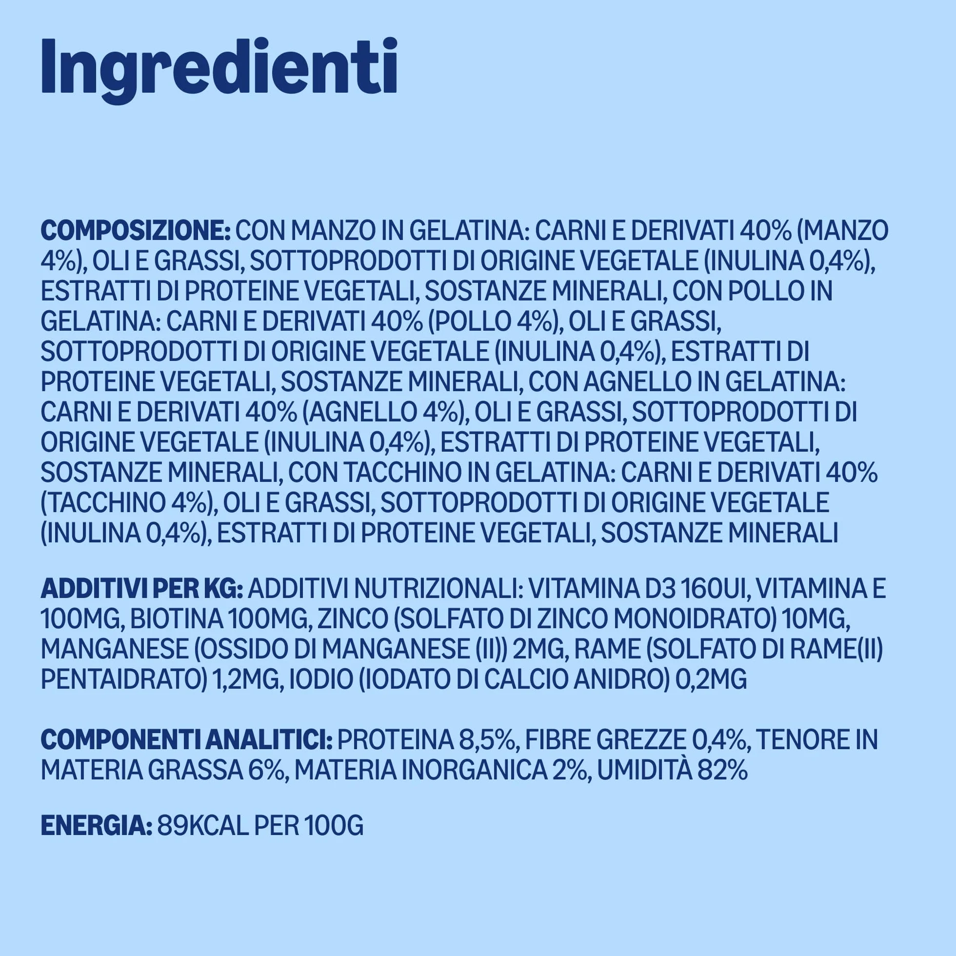Amazon Alimento completo per cani adulti, Selezione di carni in gelatina, 1,2 kg (12x100g)