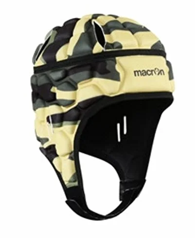 Casco Caschetto Protettivo Portiere Calcio/Rugby Helmet XE Camouflage Macron