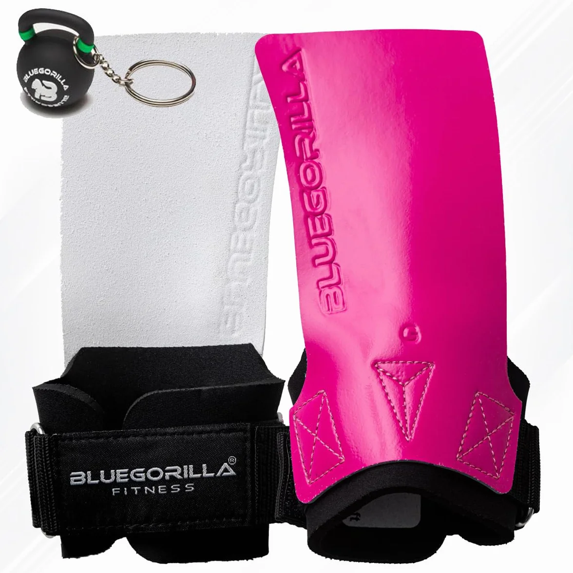 BLUEGORILLA Competitor 2.0 - Strade per Crossfit. Grip RX senza magnesio. Massima aderenza e protezione nelle tue mani. Palestra,Box,Calistenia, ecc. Neoprene di protezione del polso