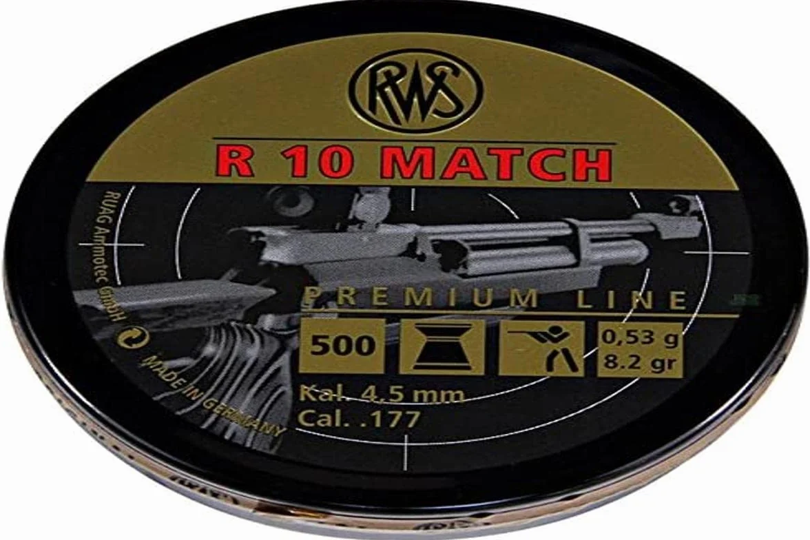 BALÍN RWS R 10 MATCH CARABINA LATA METAL 500 - CAL: 4,5