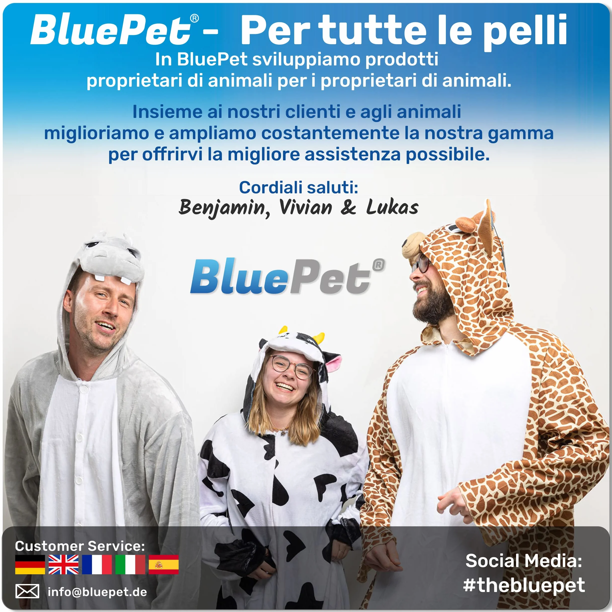 BluePet Spazzola per Cani e Gatto a Pelo Lungo e Medio, Pettine Cardatore Sottopelo Doppia Faccia